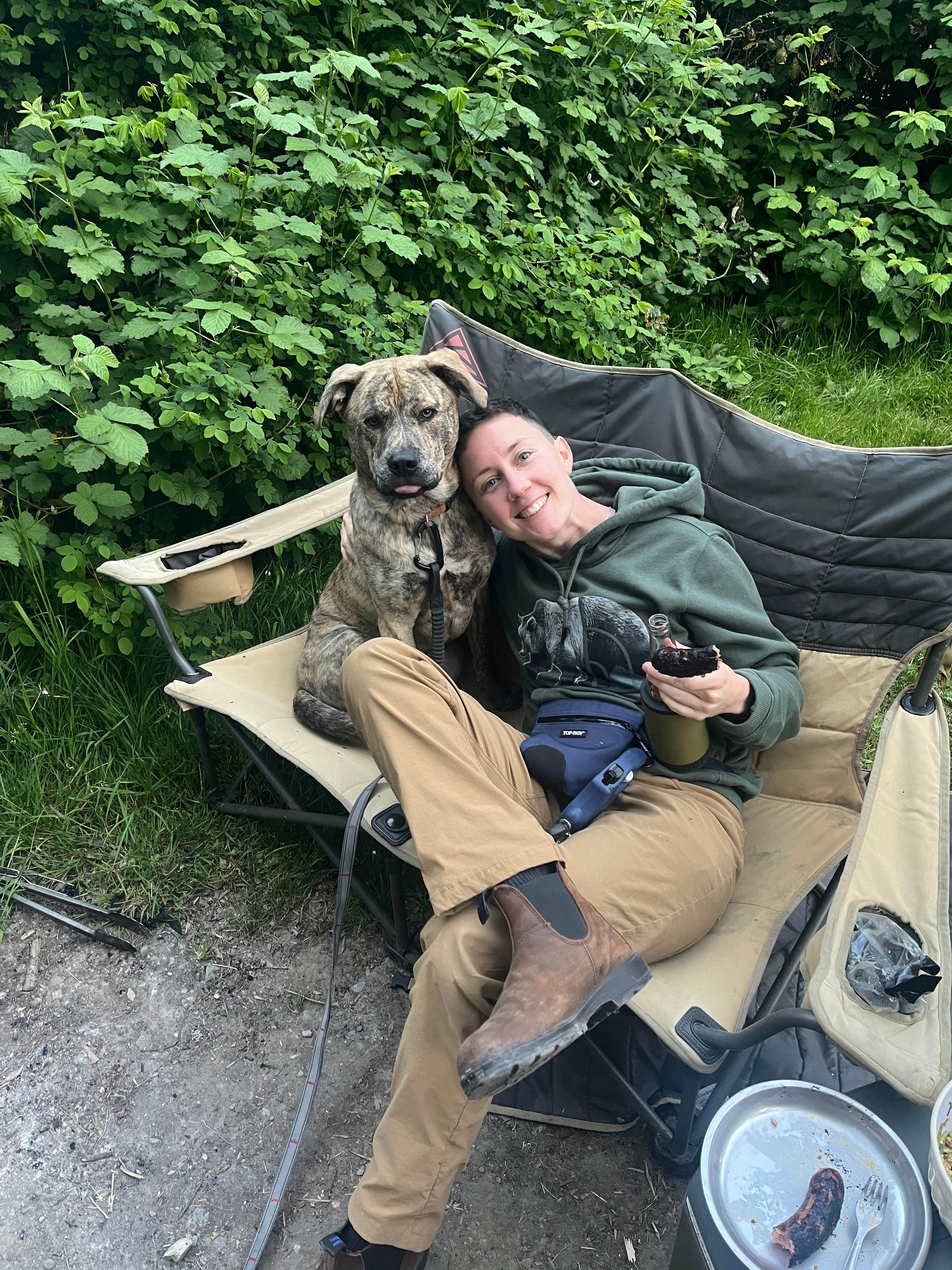 Parker C.'s photo of camping with pets at Dash Point State Park Campground near Lake Forest Park, WA