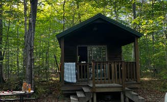 Mary H.'s photo of a cabin at Washington Island Campground near Menominee, MI