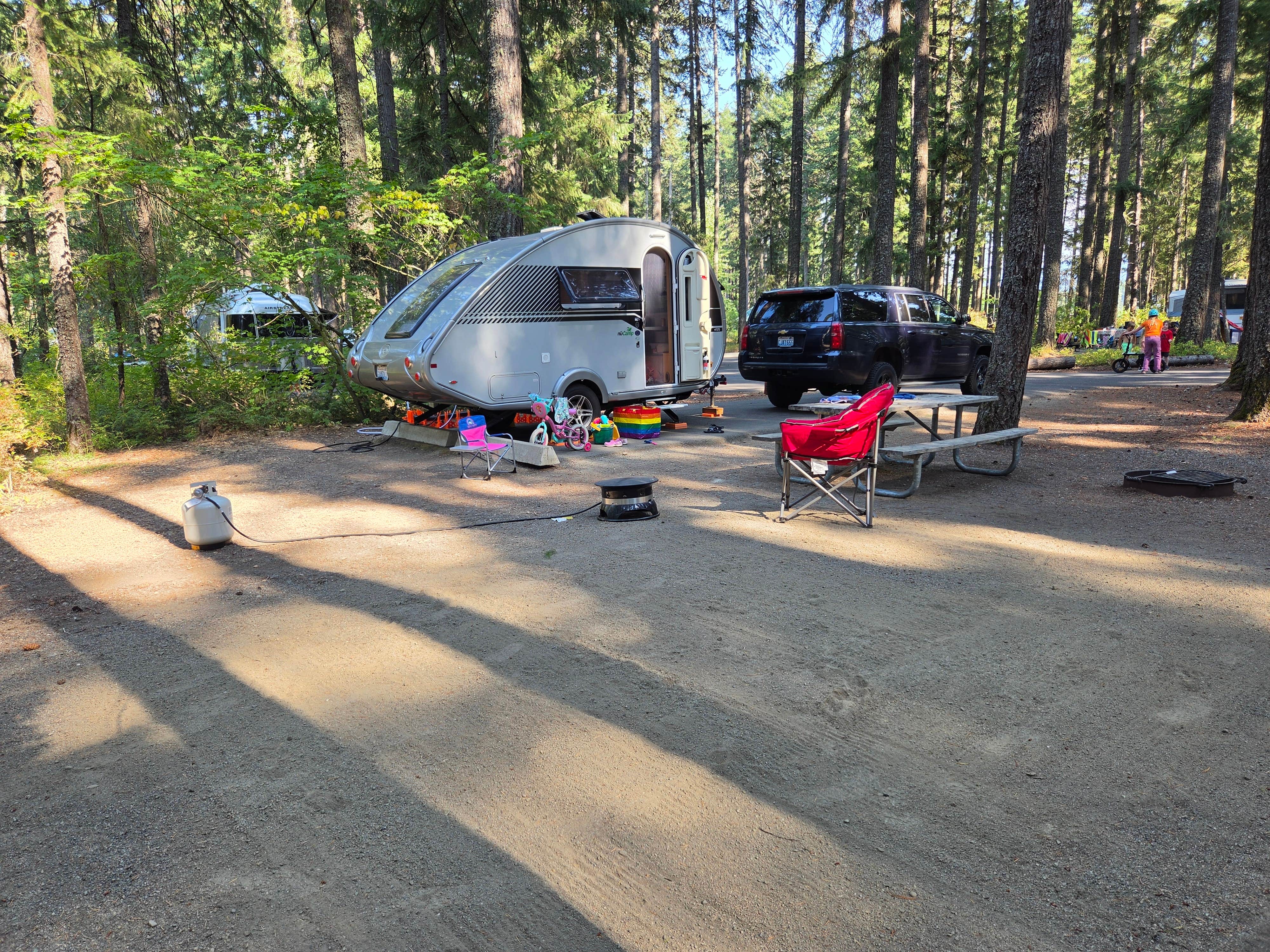 Christina F.'s photo of rv camping at Lake Easton State Park Campground near Greenwater, WA