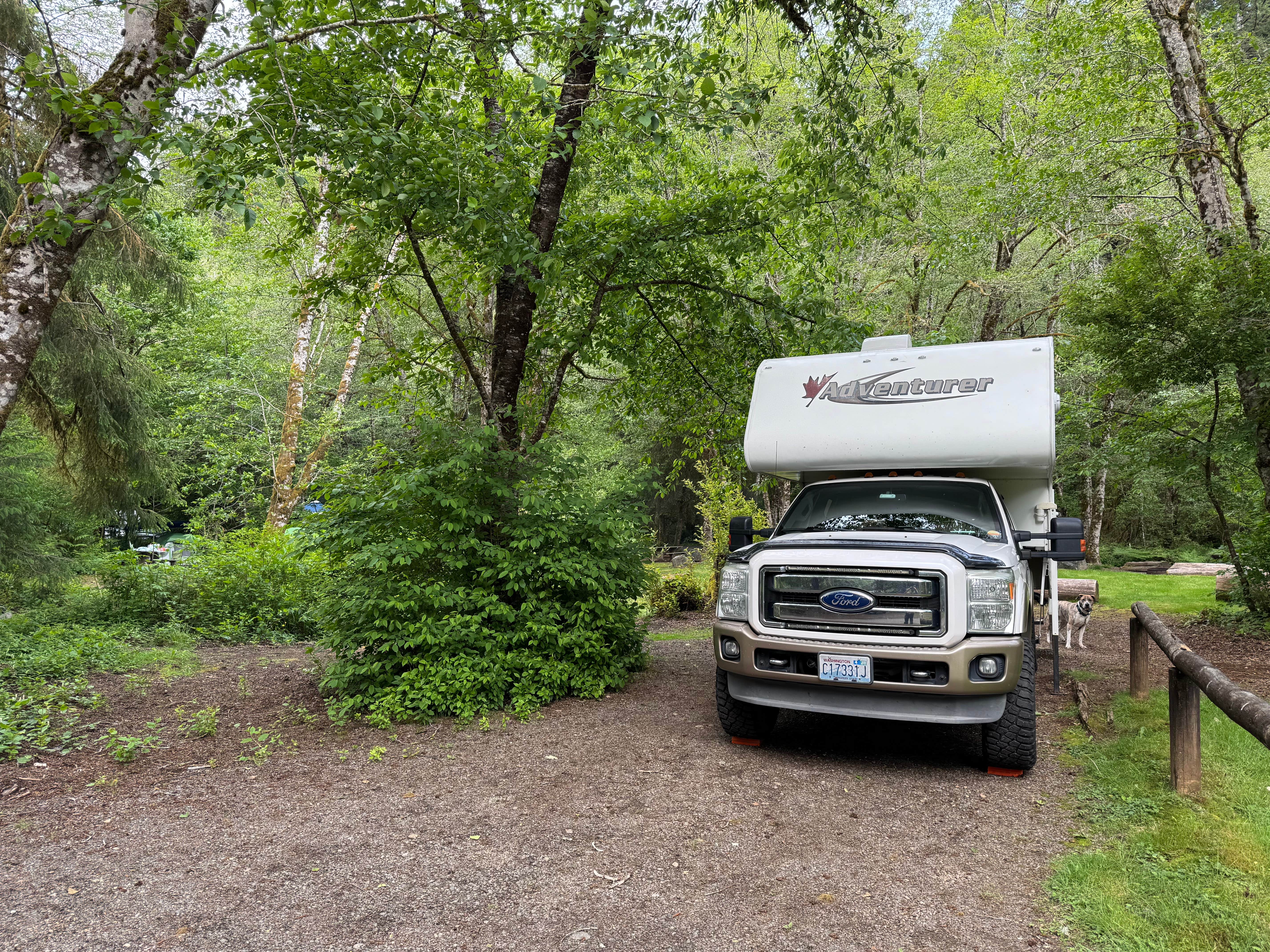 Kyle B.'s photo of rv camping at Lake Sylvia State Park Campground near Elma, WA