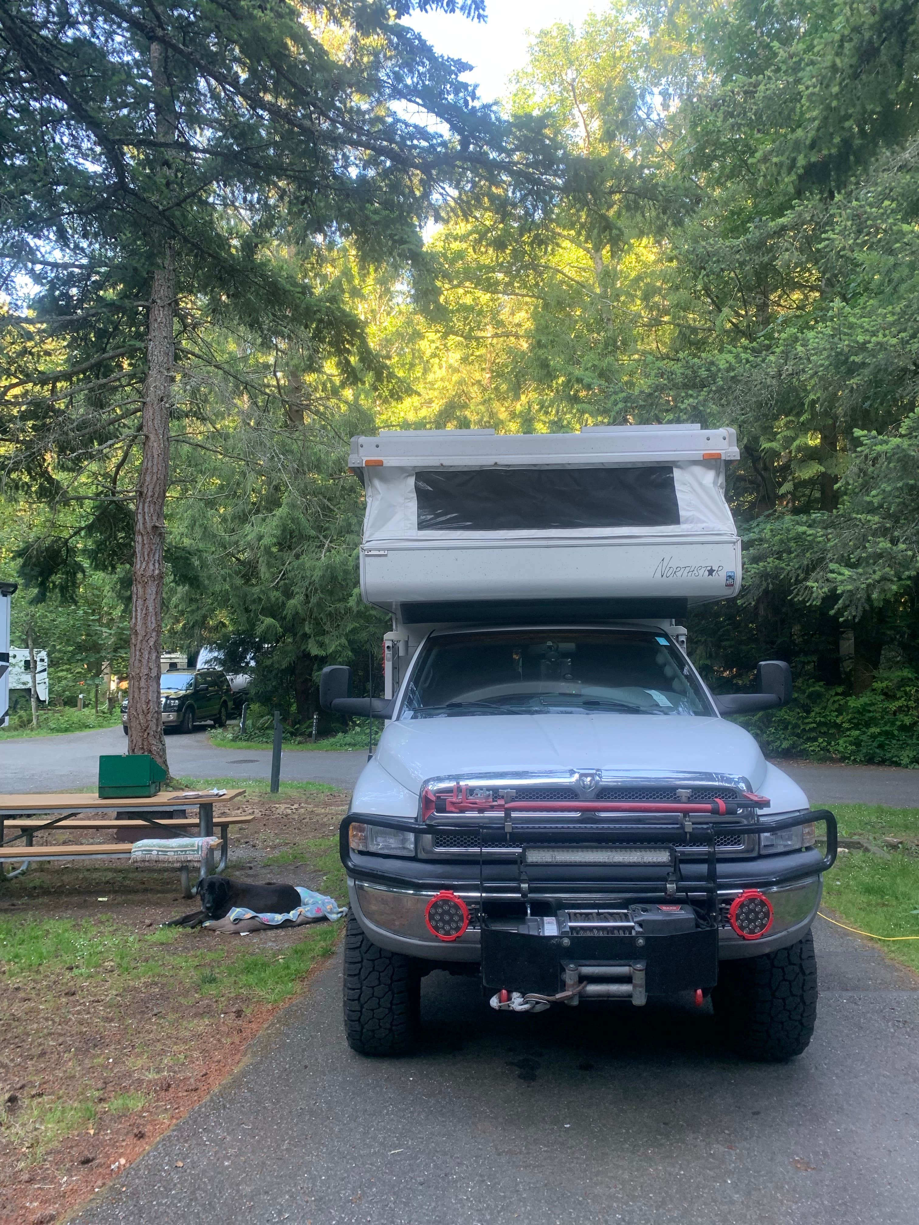 Siegfried M.'s photo of camping with pets at Larrabee State Park Campground near Bellingham, WA
