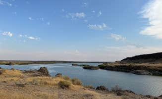 Alex R.'s photo of a dispersed camping area at Long Lake near Coulee City, WA