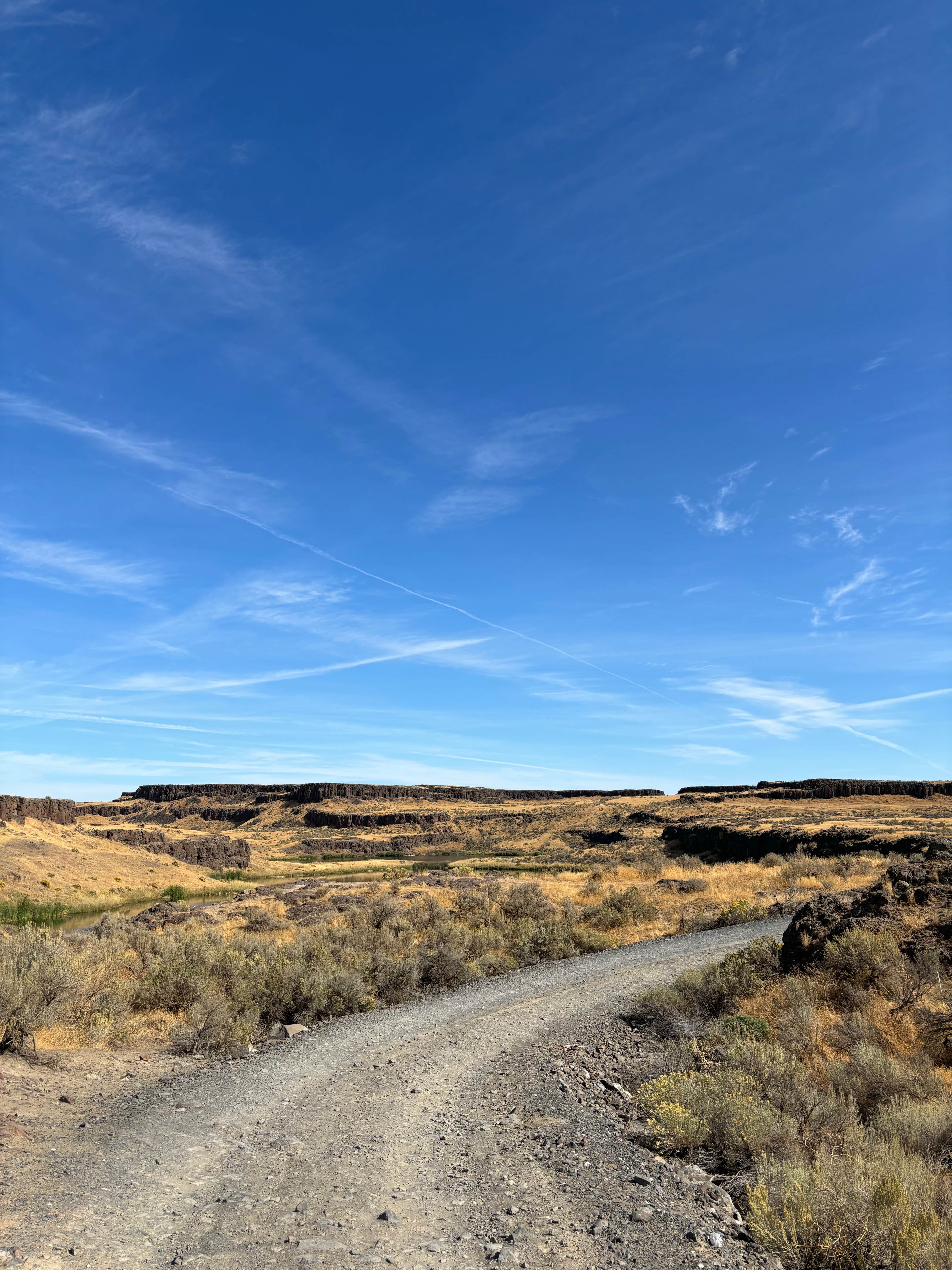Charlotte F.'s photo of a dispersed camping area at Long Lake near Vantage, WA
