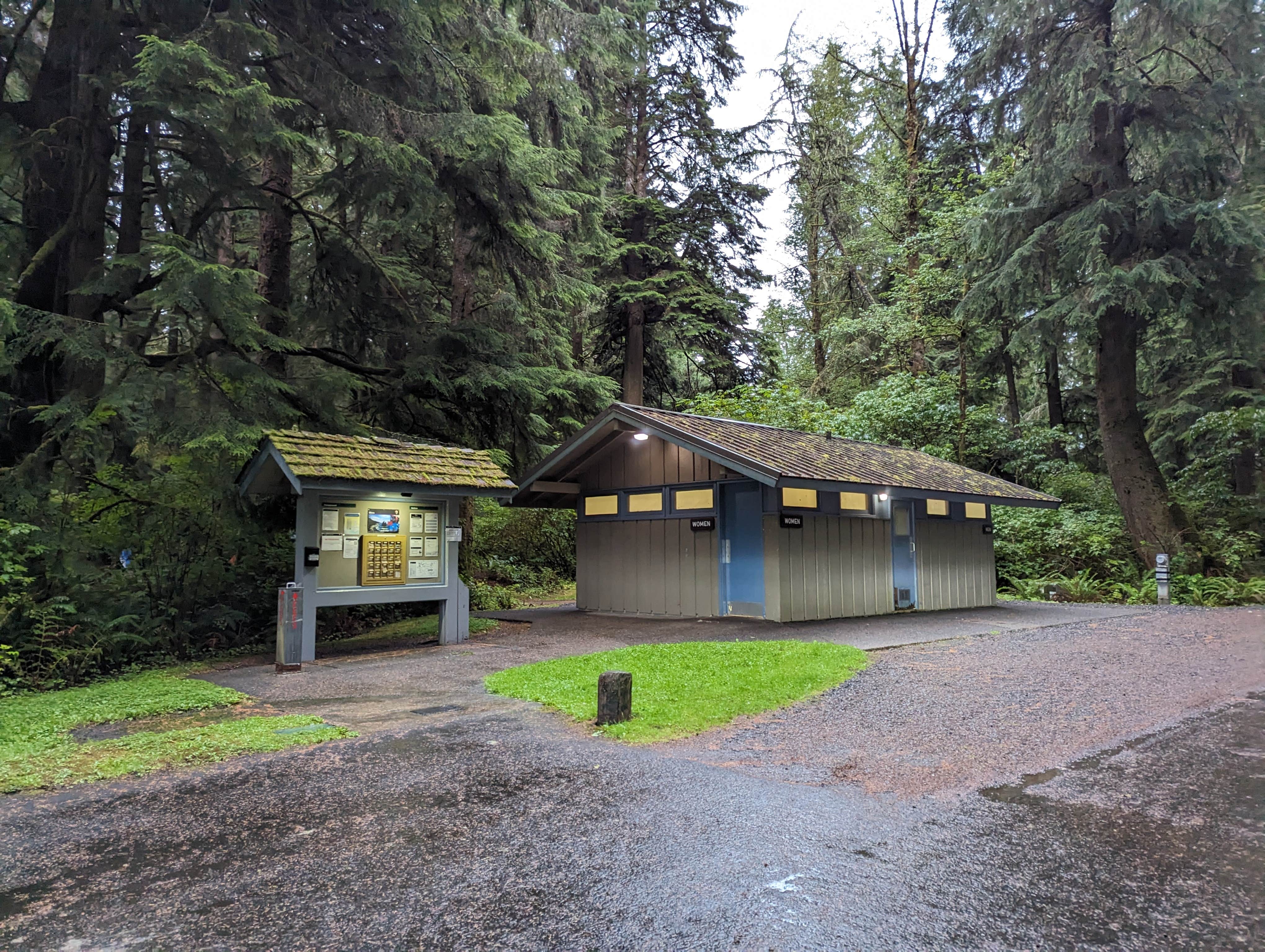 Kristi D.'s photo of glamping accommodations at Mora Campground — Olympic National Park near Clallam Bay, WA