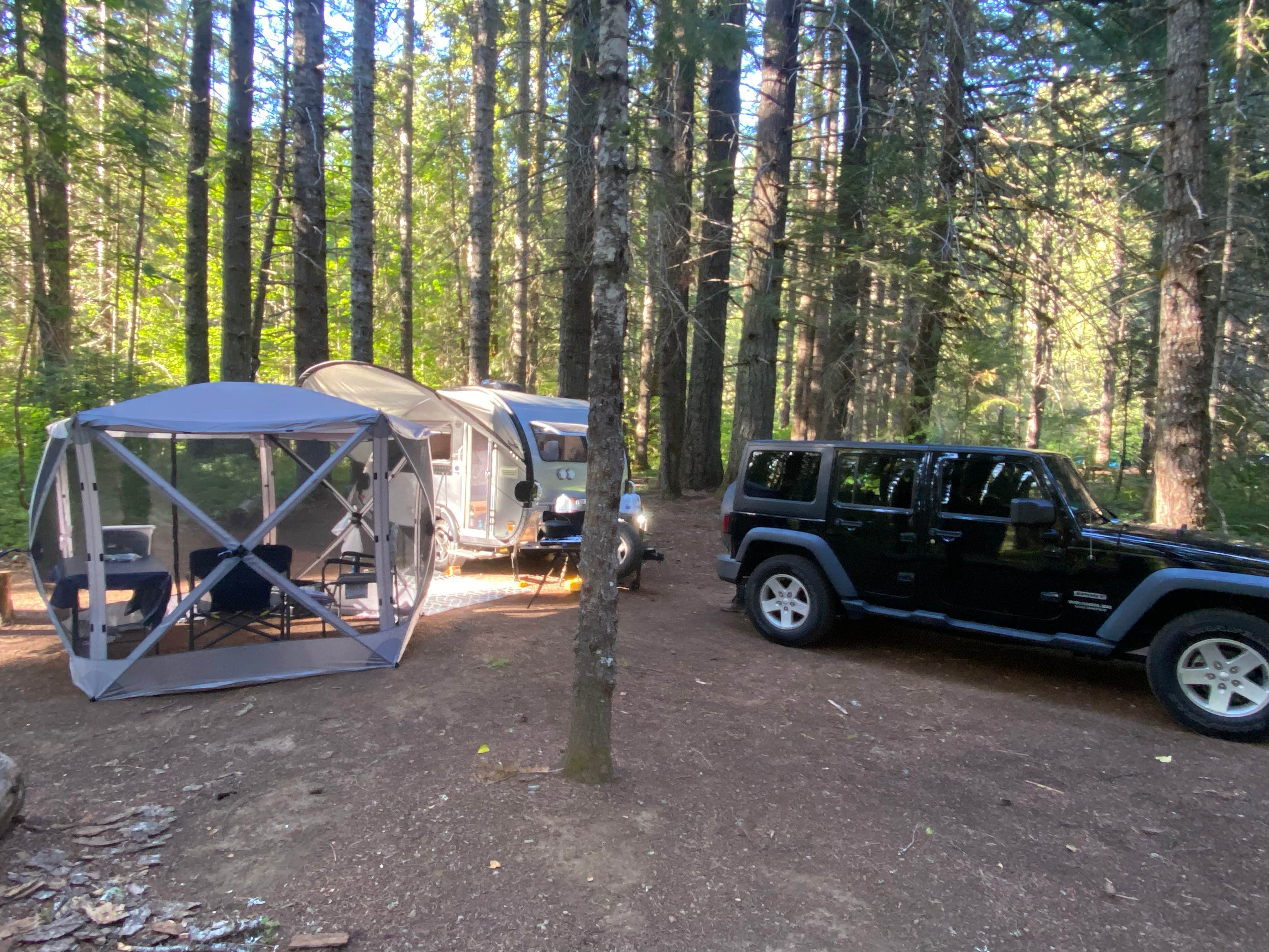 Jon and Jenny P.'s photo at Oklahoma Campground near Trout Lake, WA