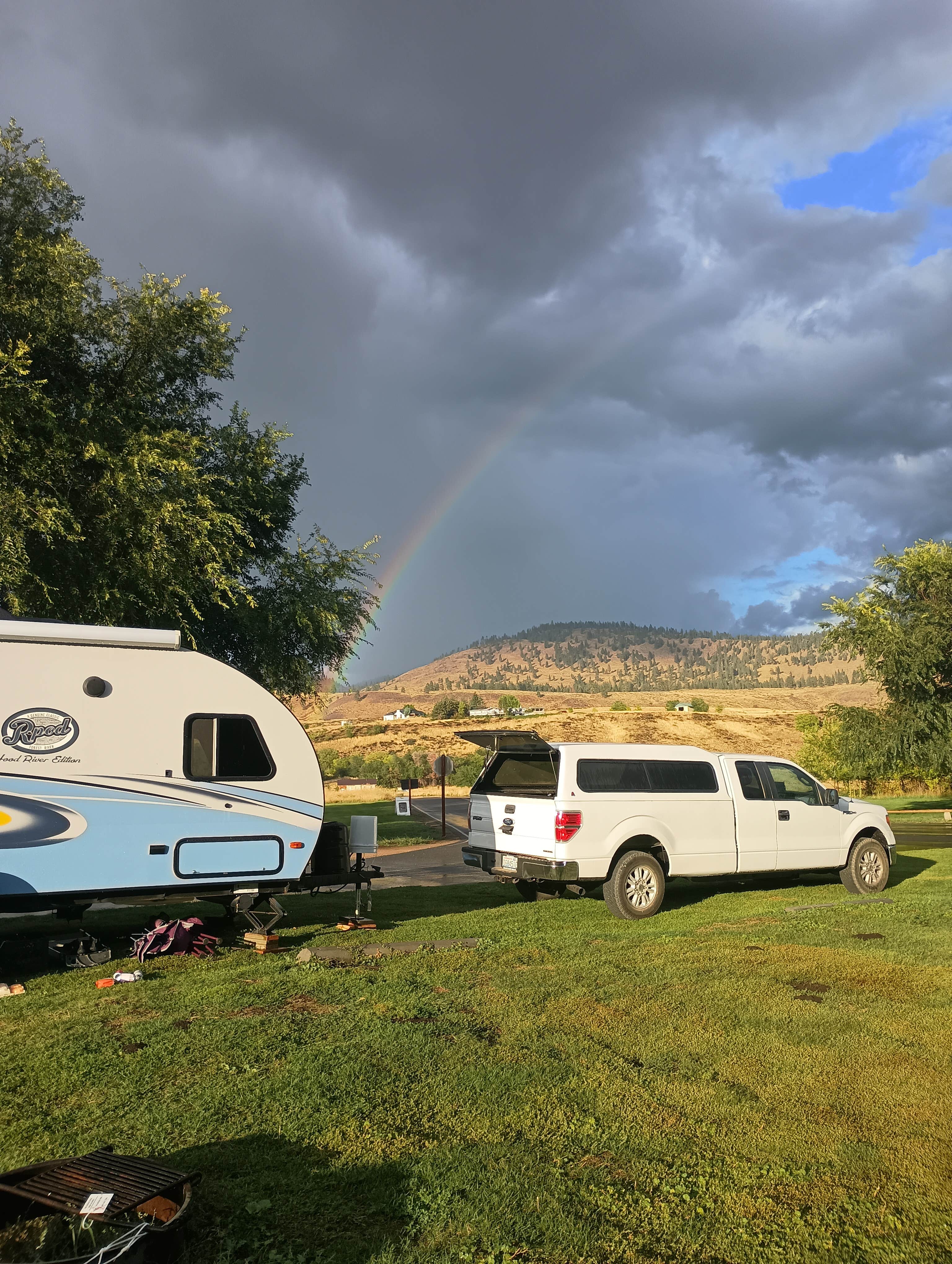 michael D.'s photo of rv camping at Pearrygin Lake State Park Campground near Carlton, WA