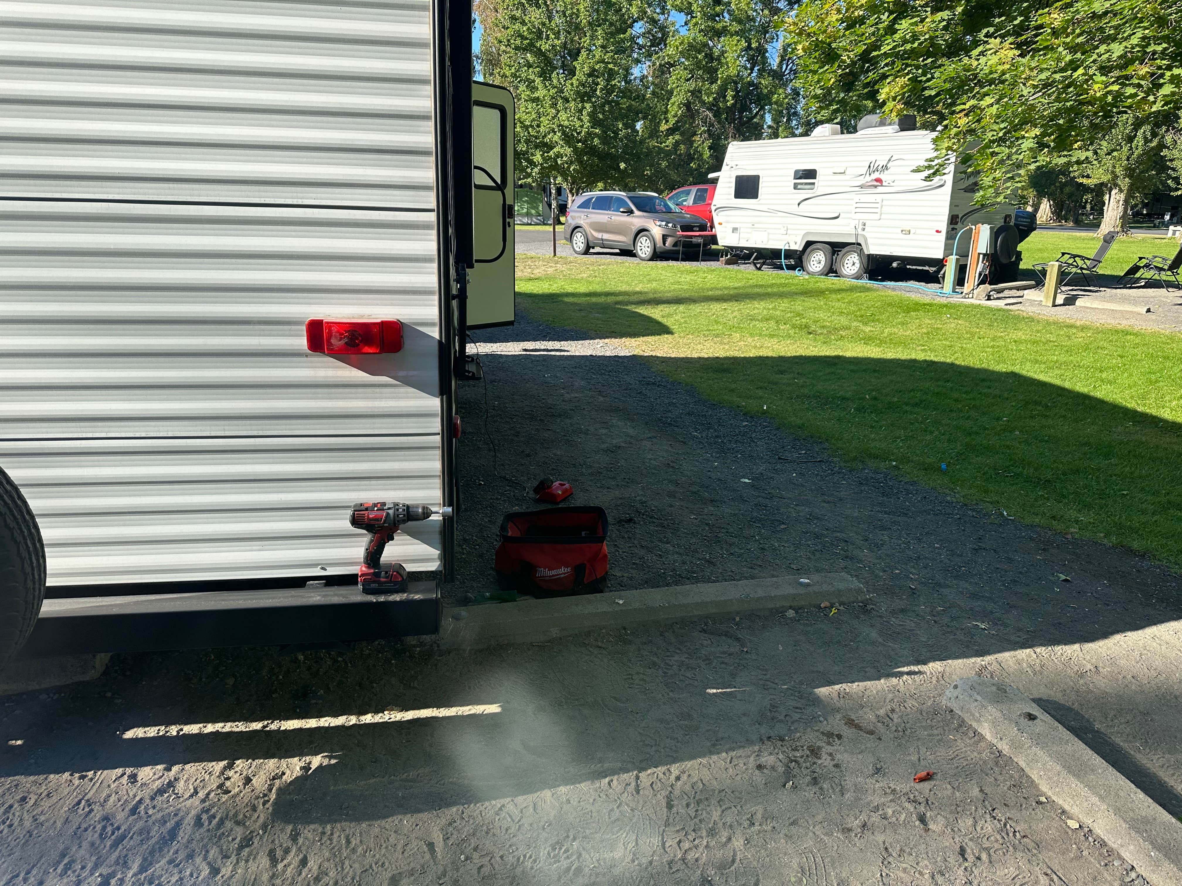 Kurtis K.'s photo of rv camping at Potholes State Park Campground near Quincy, WA