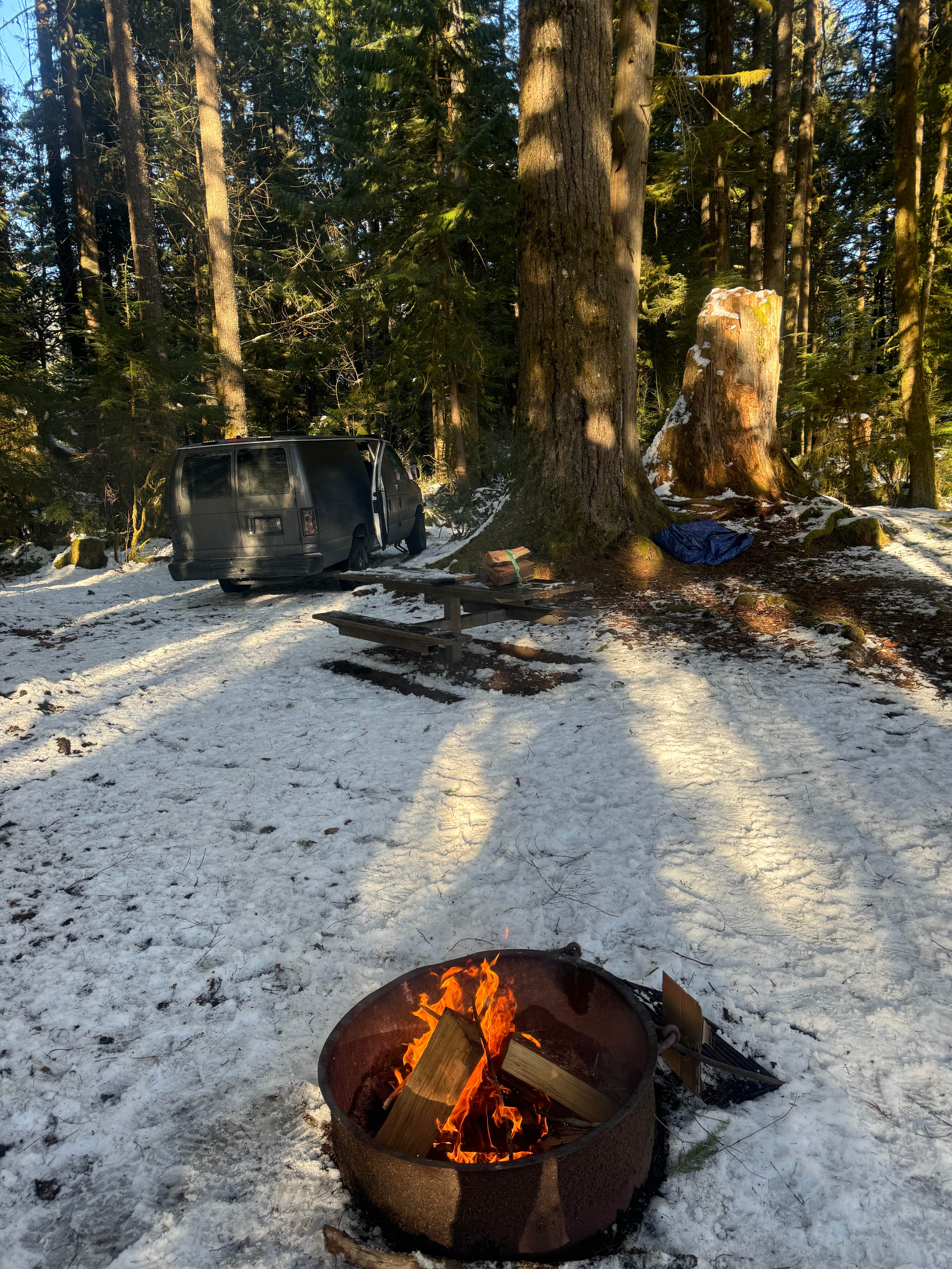 Jakob M.'s photo of tent camping at Squire Creek Park & Campground near Everett, WA