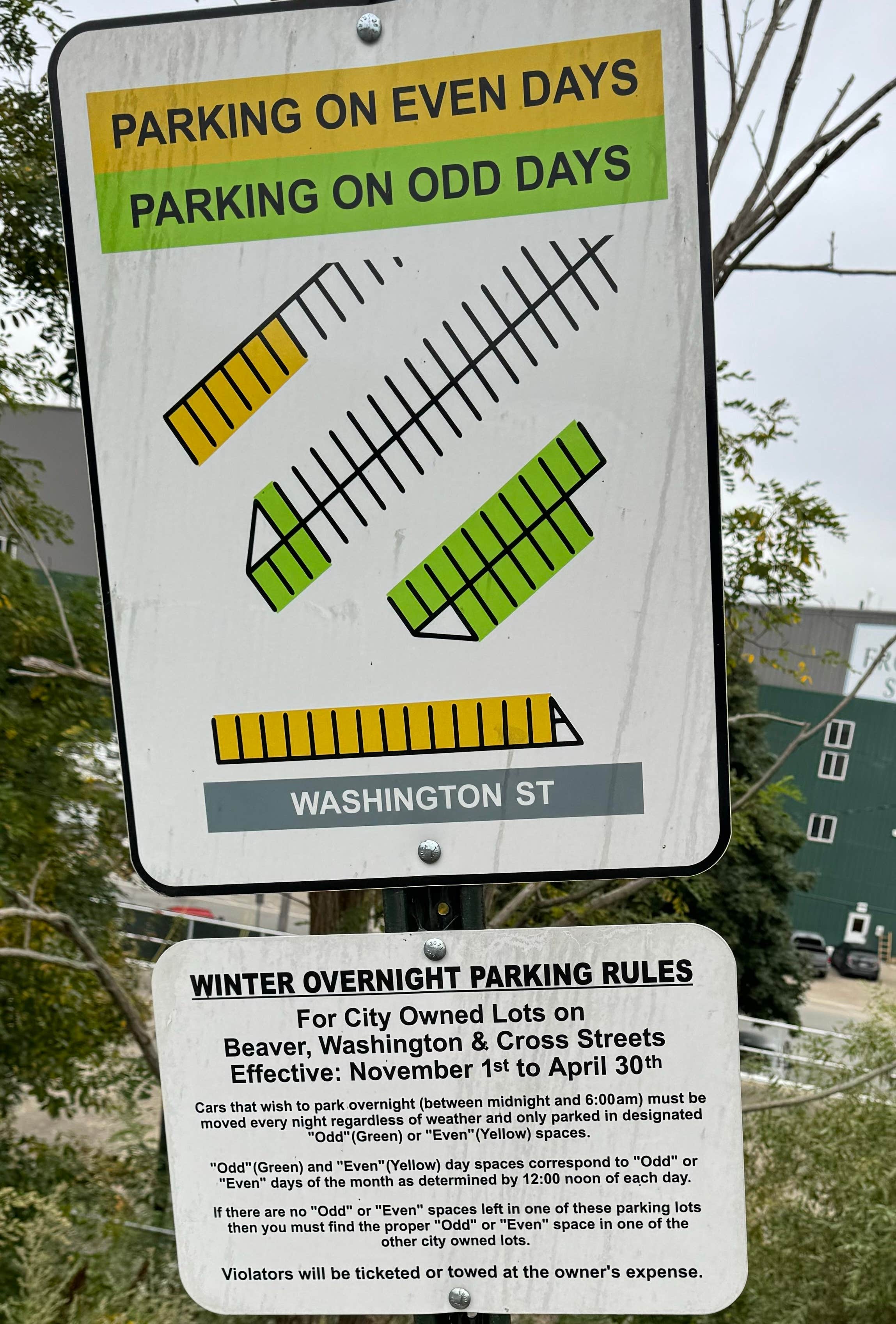 Washington Street Lot