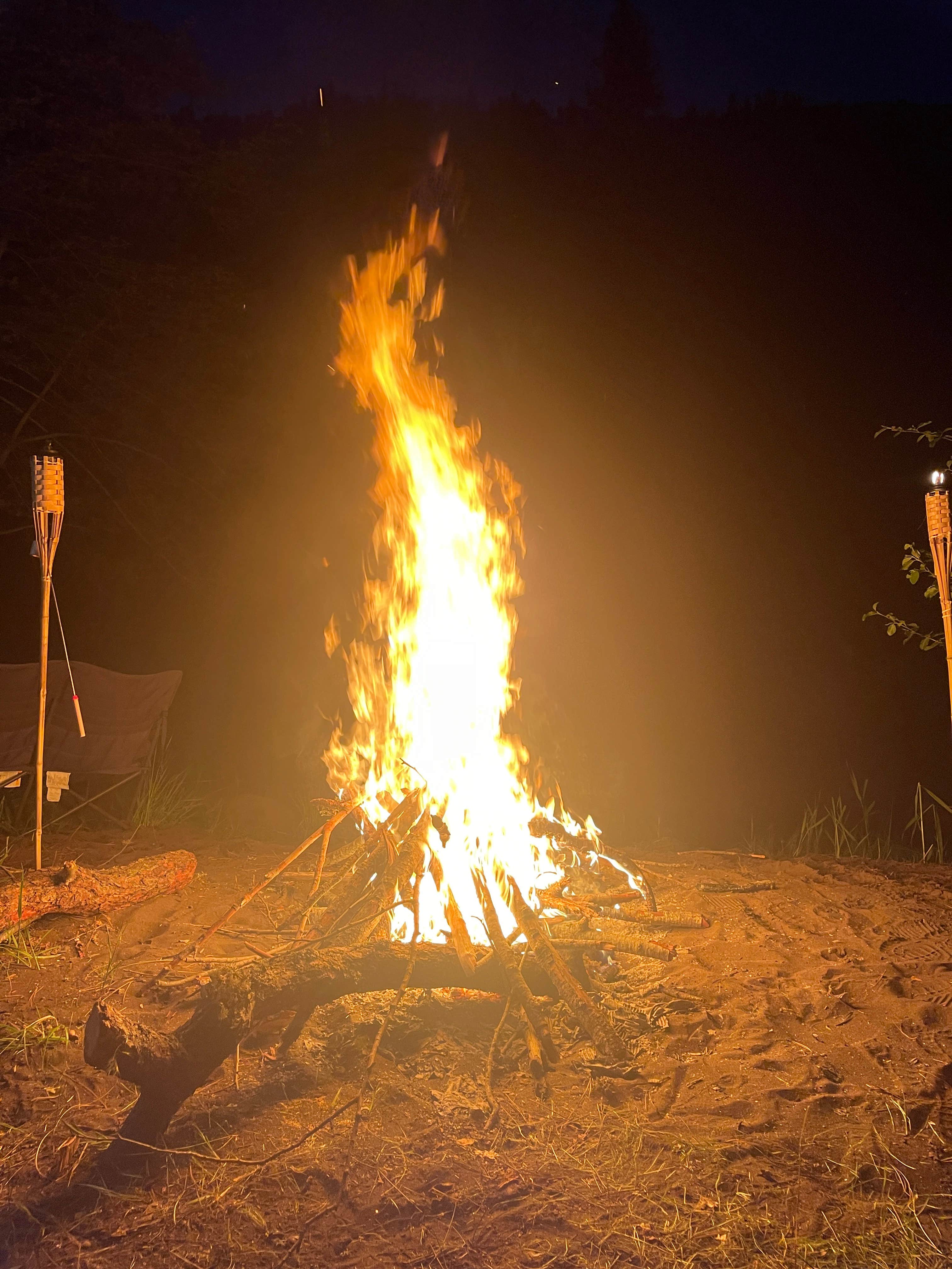 Camping near Yurt at Rivendell Romance in the Forest: Turkey Hole, Lyle, Washington