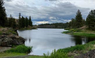 Chandra B.'s photo of camping with pets at Twin Lakes near Lamont, WA