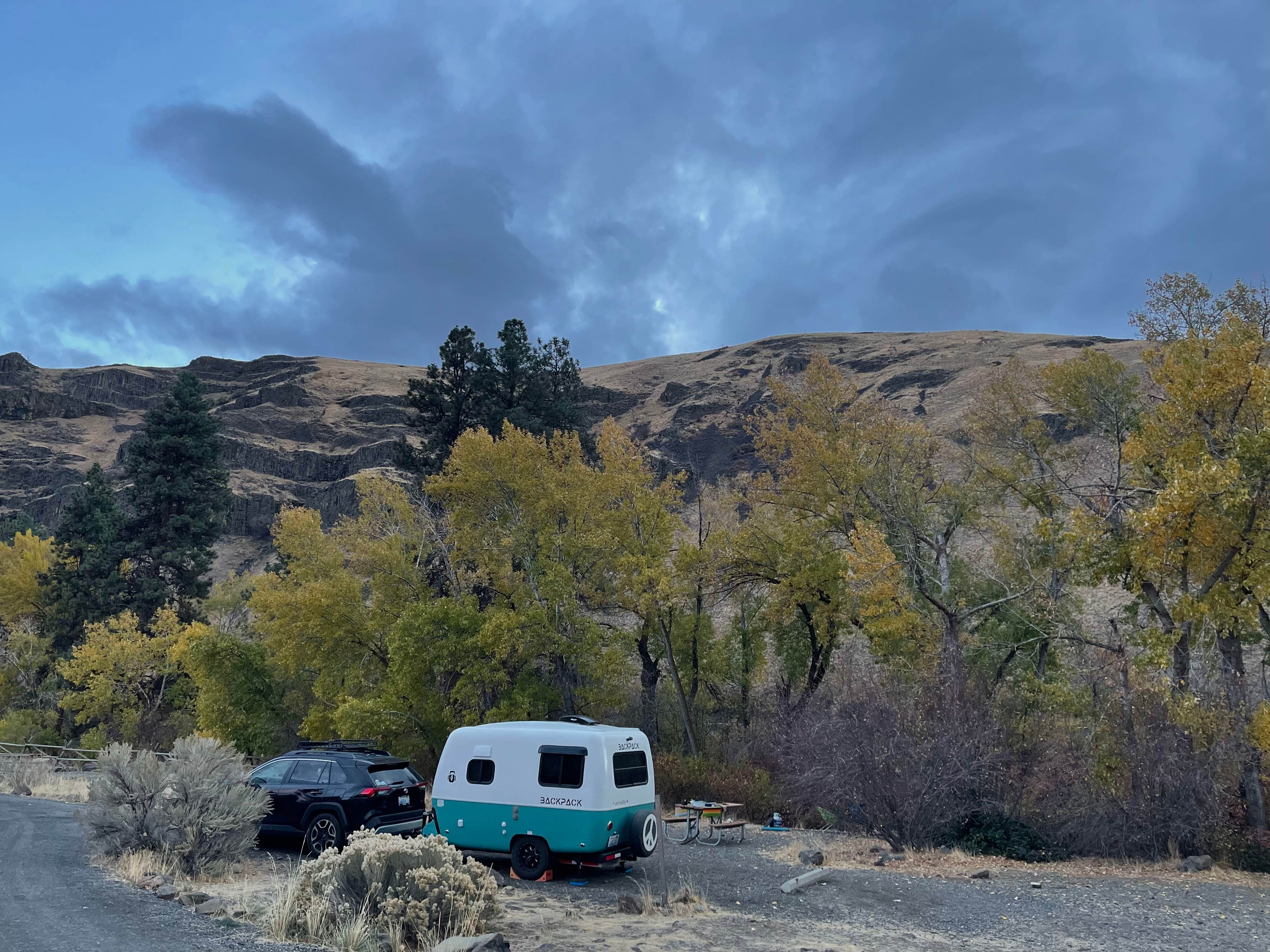 cindy's photo of rv camping at Umtanum Campground - Yakima River Canyon near Cowiche, WA