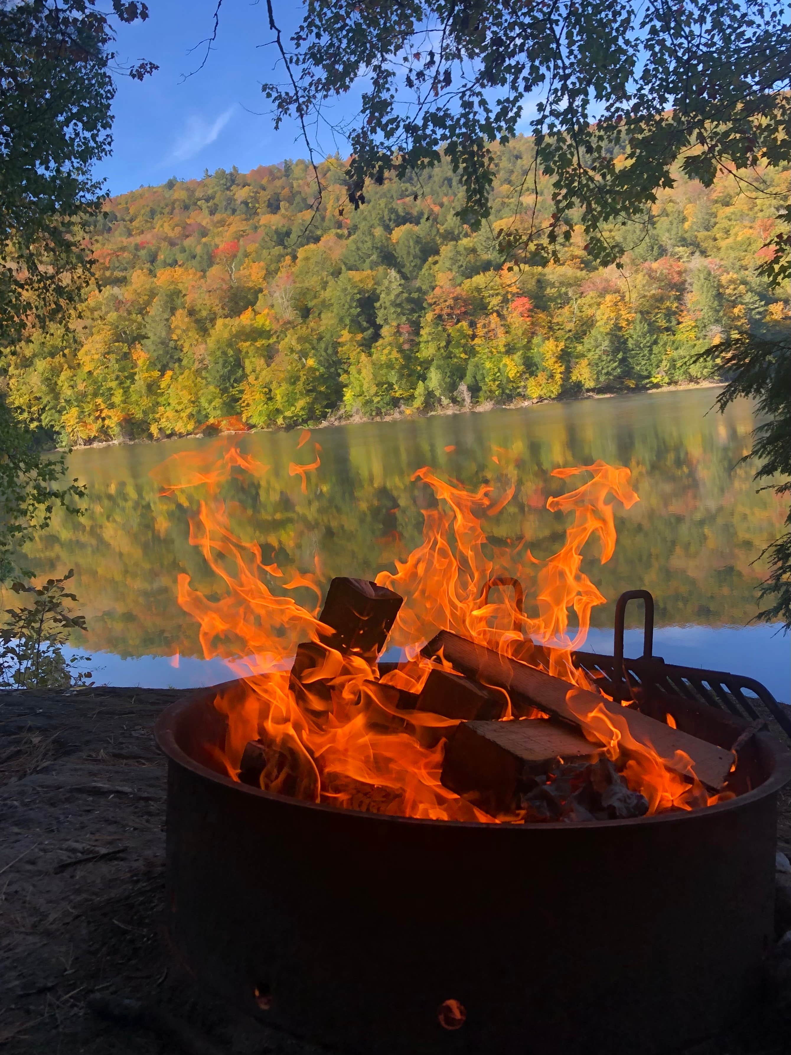 Camper submitted image from Waterbury Reservoir Remote Sites — Waterbury Center State Park - 1