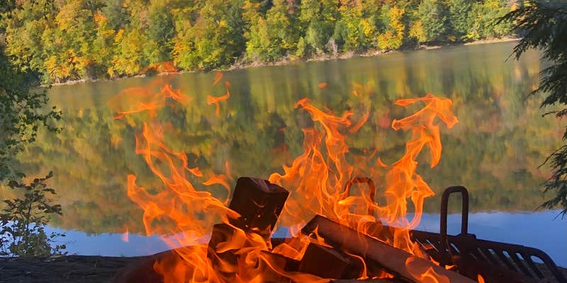 Camper submitted image from Waterbury Reservoir Remote Sites — Waterbury Center State Park