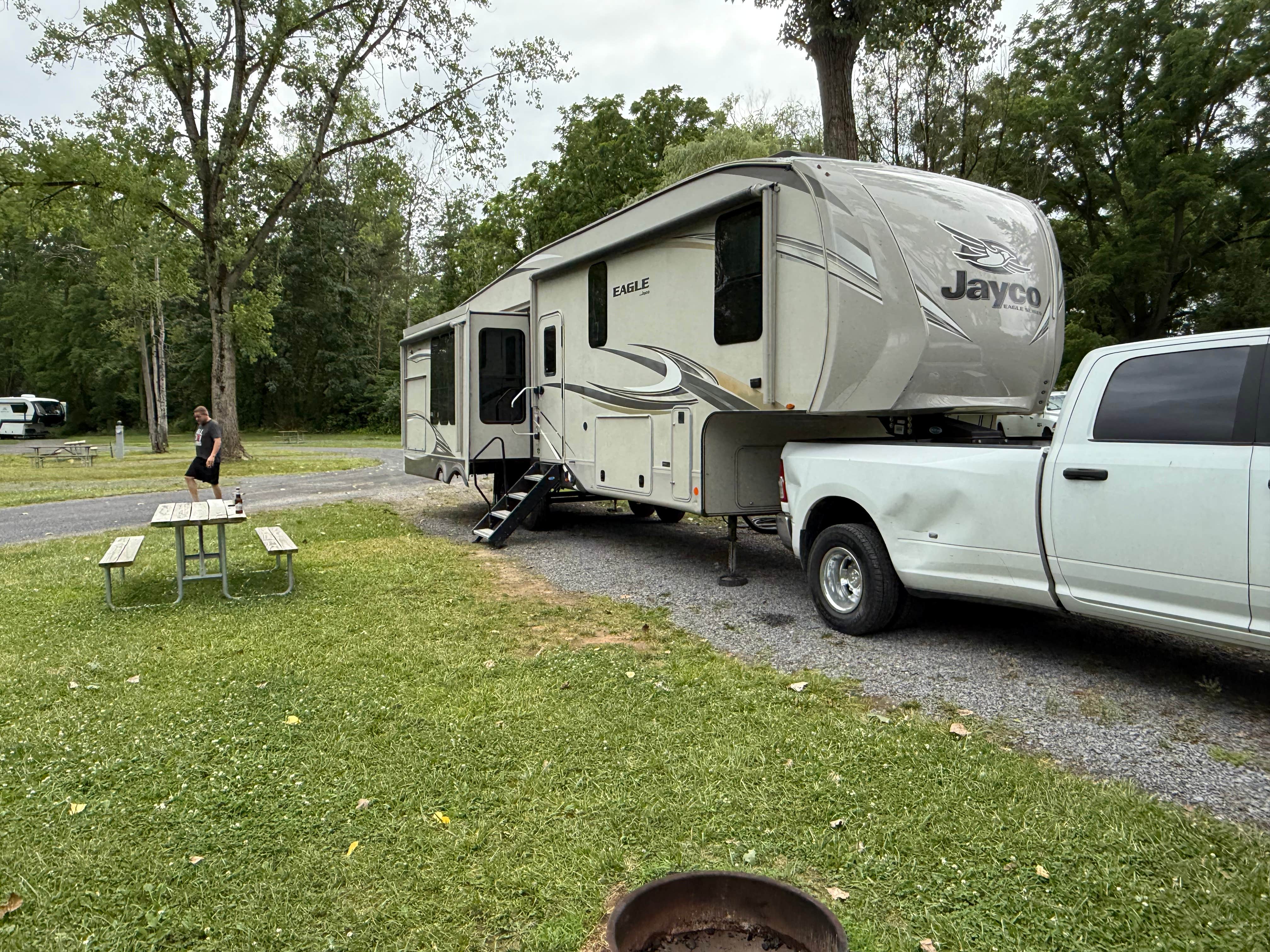 sonja M.'s photo of rv camping at Waterloo Harbor Campground near Geneva, NY