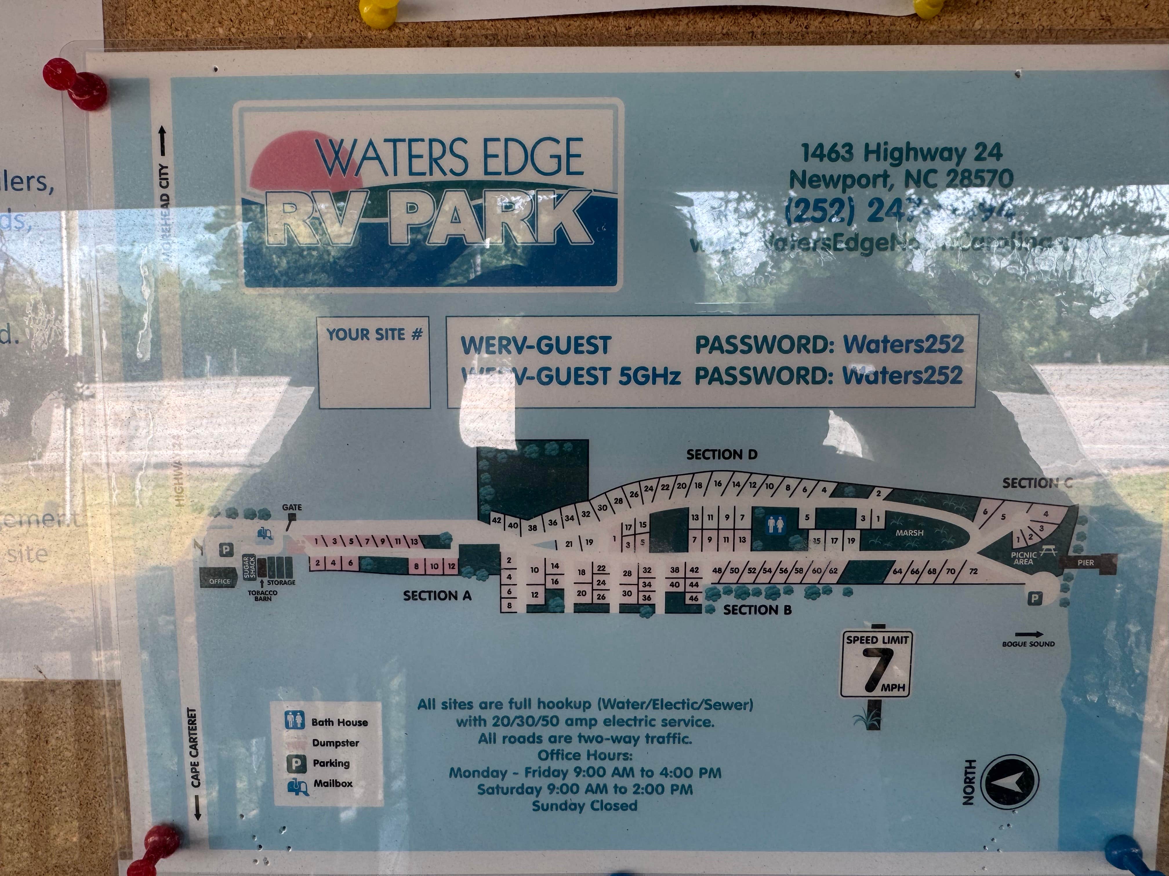Camper-submitted photo at Waters Edge RV Park near Gloucester, NC