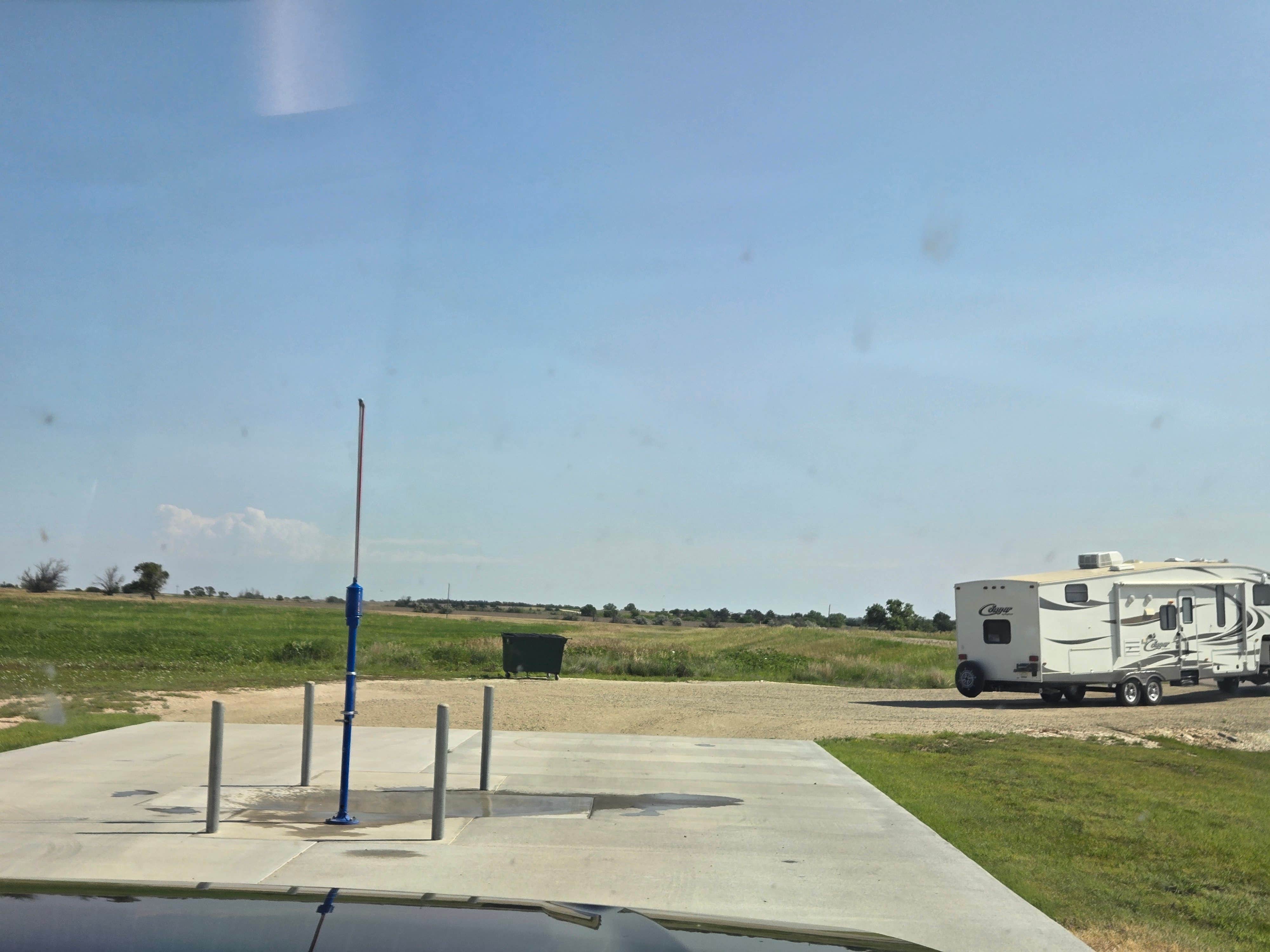 Lauren M.'s photo of rv camping at Lakeview Campground — Webster State Park near Morland, KS