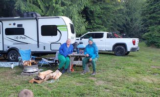 Aimee B.'s photo of camping with pets at Weekend Worrior Camping near Port Angeles, WA