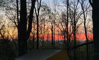 marty E.'s photo of tent camping at Weogufka State Forest Flagg Mtn near Ashland, AL