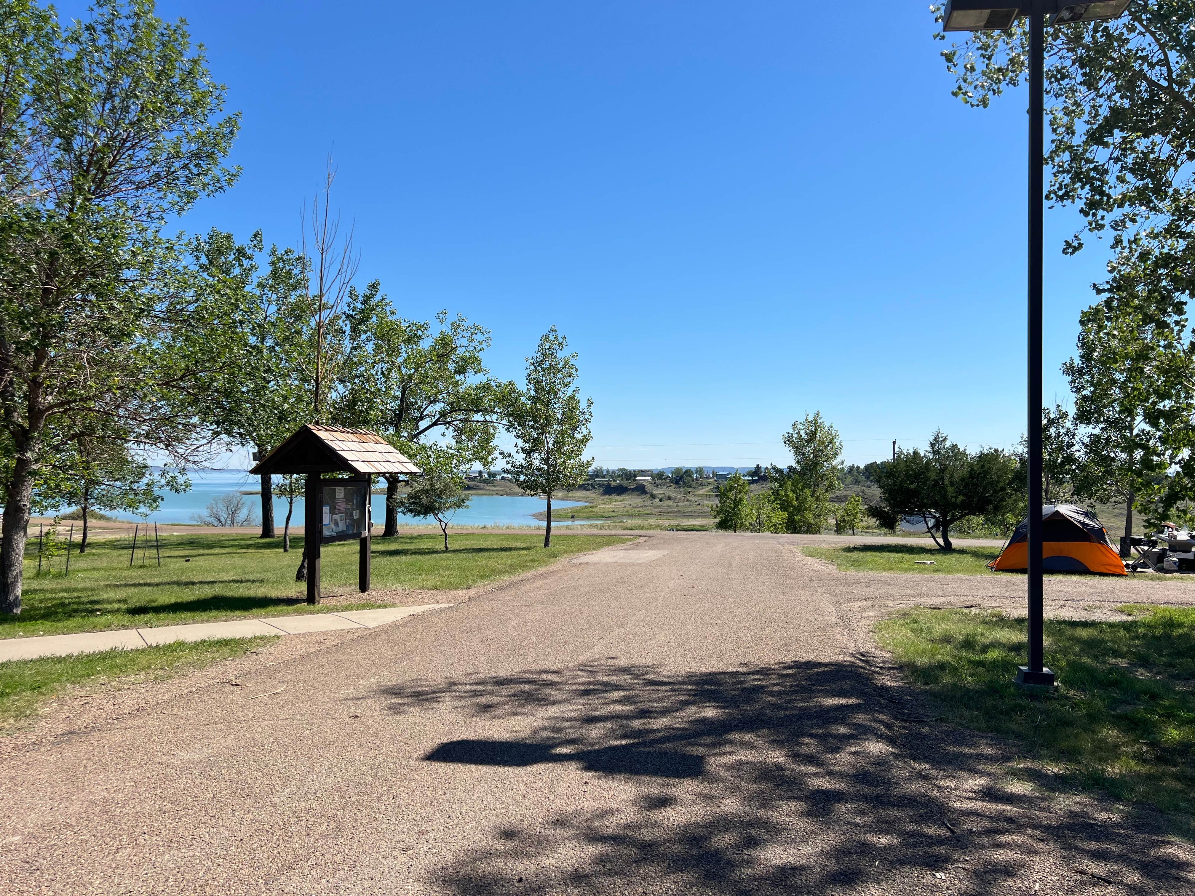 Camper-submitted photo at West End Tent And Trailer Campground — Fort Peck Project near Nashua, MT