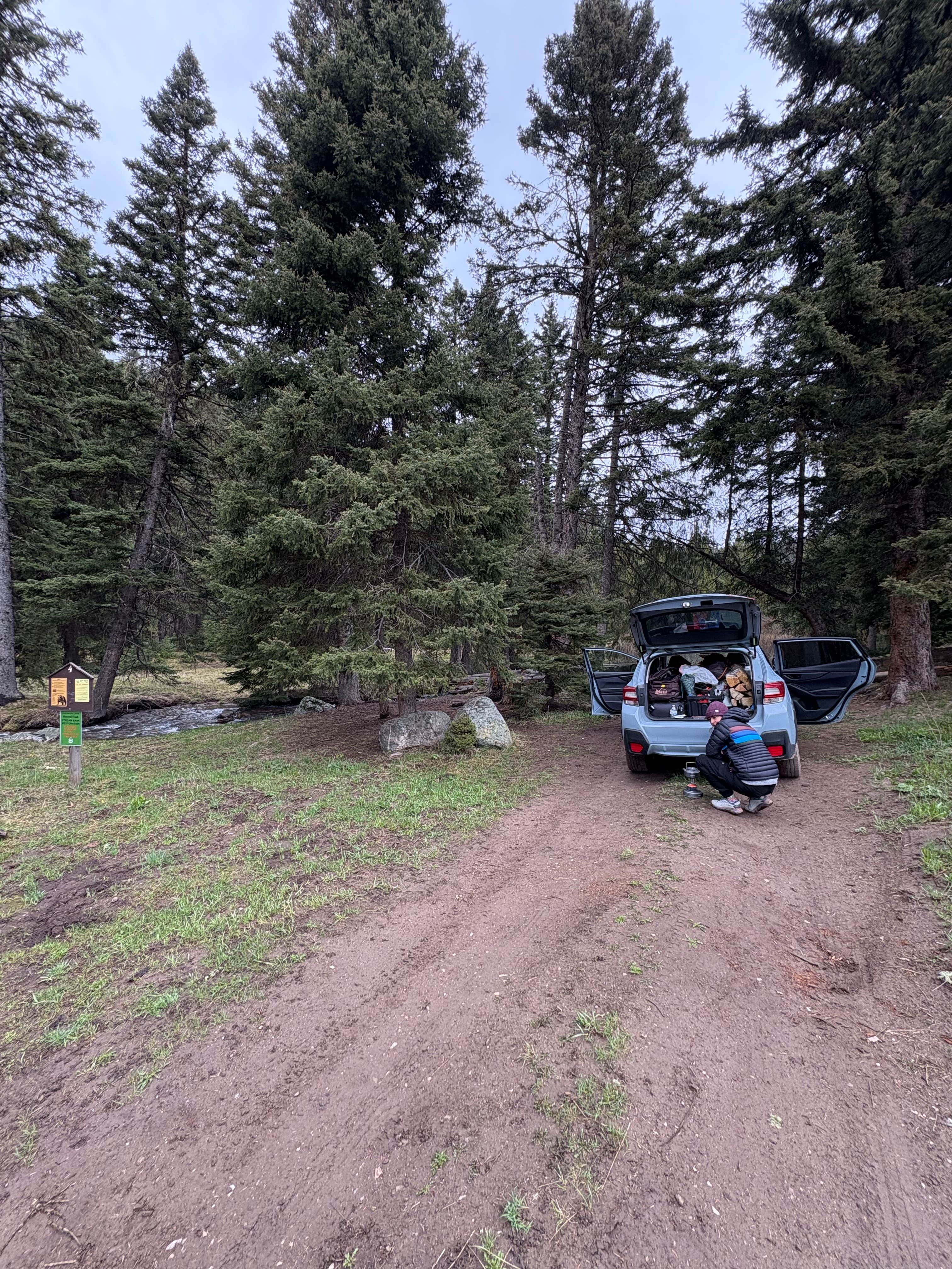 Camper-submitted photo at West Fork Denny Creek near Island Park, ID