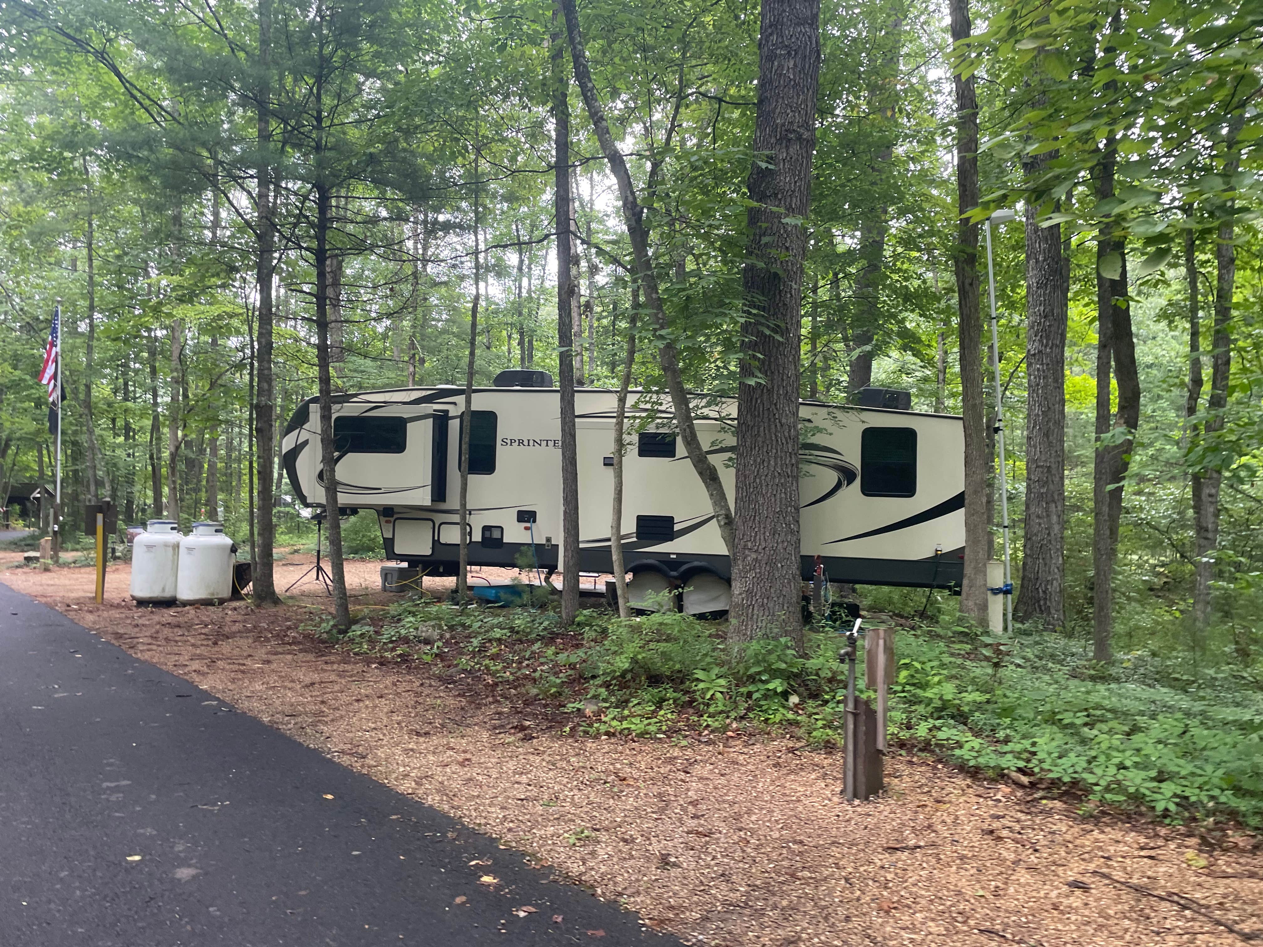 Camper-submitted photo at Brandywine Lake Campground — Shenandoah Wildlife Management Area near Singers Glen, VA