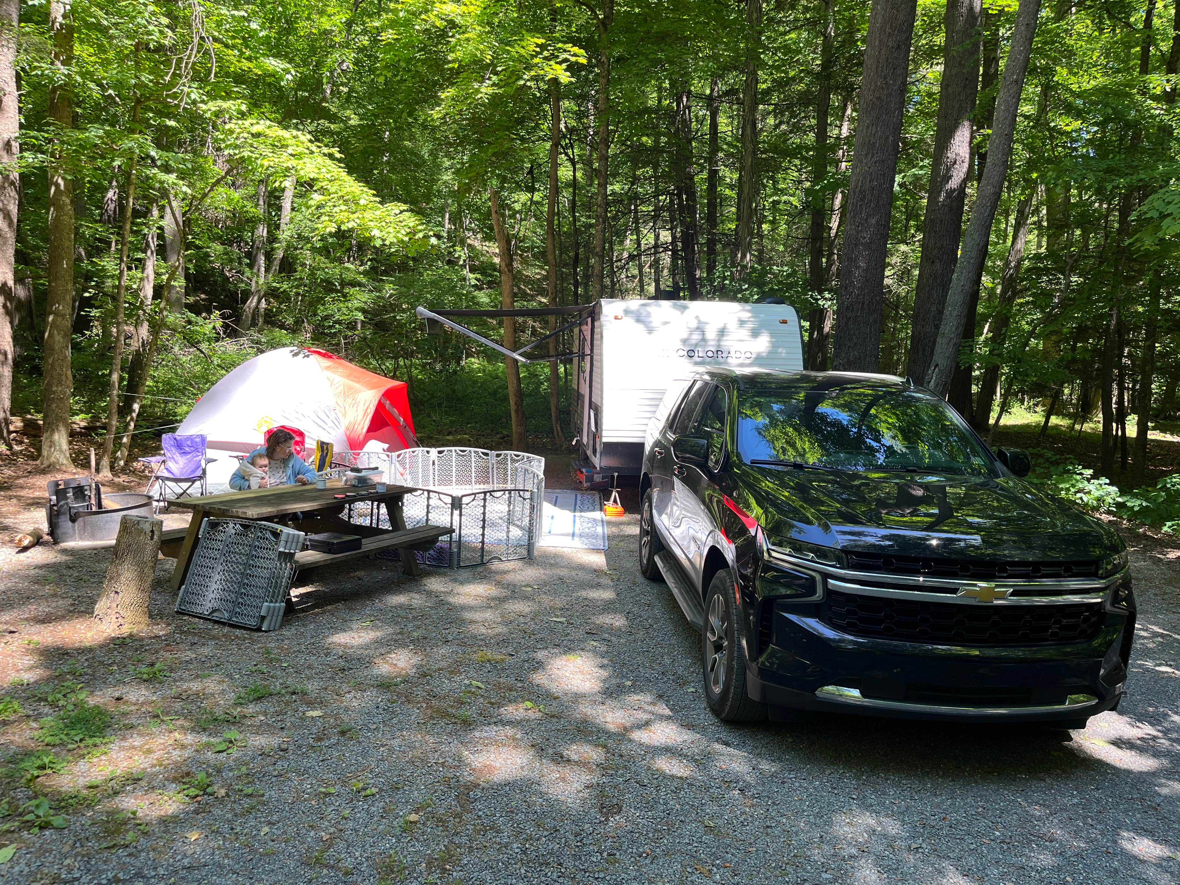 Camper-submitted photo at Greenbrier State Forest near Lewisburg, WV