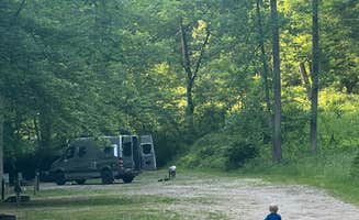 Marci S.'s photo of camping with pets at Kanawha State Forest near Hernshaw, WV