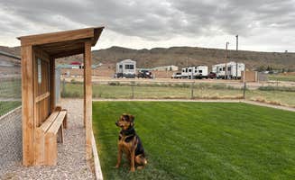 susan F.'s photo of camping with pets at Western Hills Campground near Elk Mountain, WY