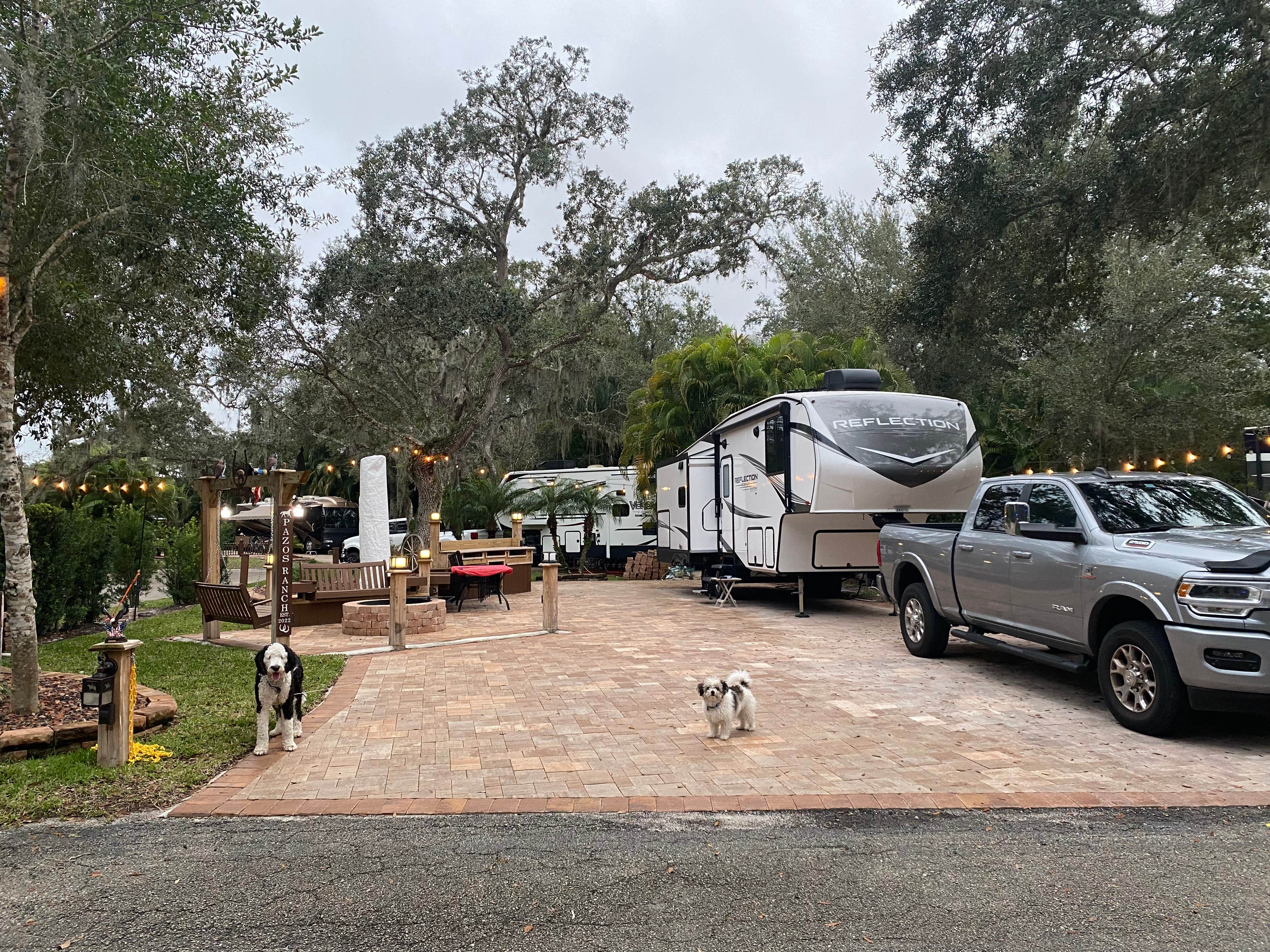 Amanda W.'s photo of camping with pets at Westgate River Ranch Resort & Rodeo near Melbourne, FL