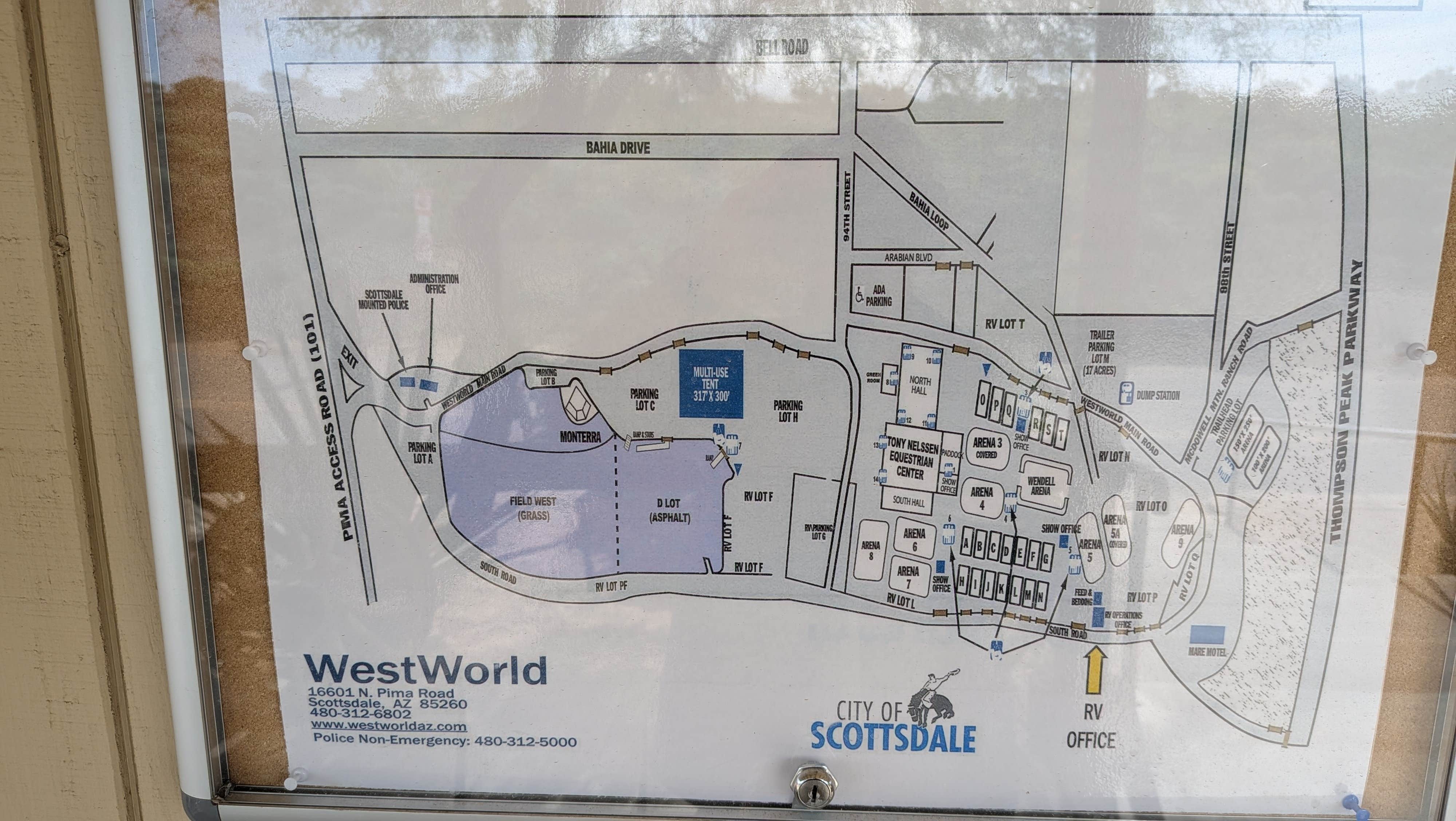 Camper-submitted photo at WestWorld RV Park near Superstition Mobile Ranch, AZ