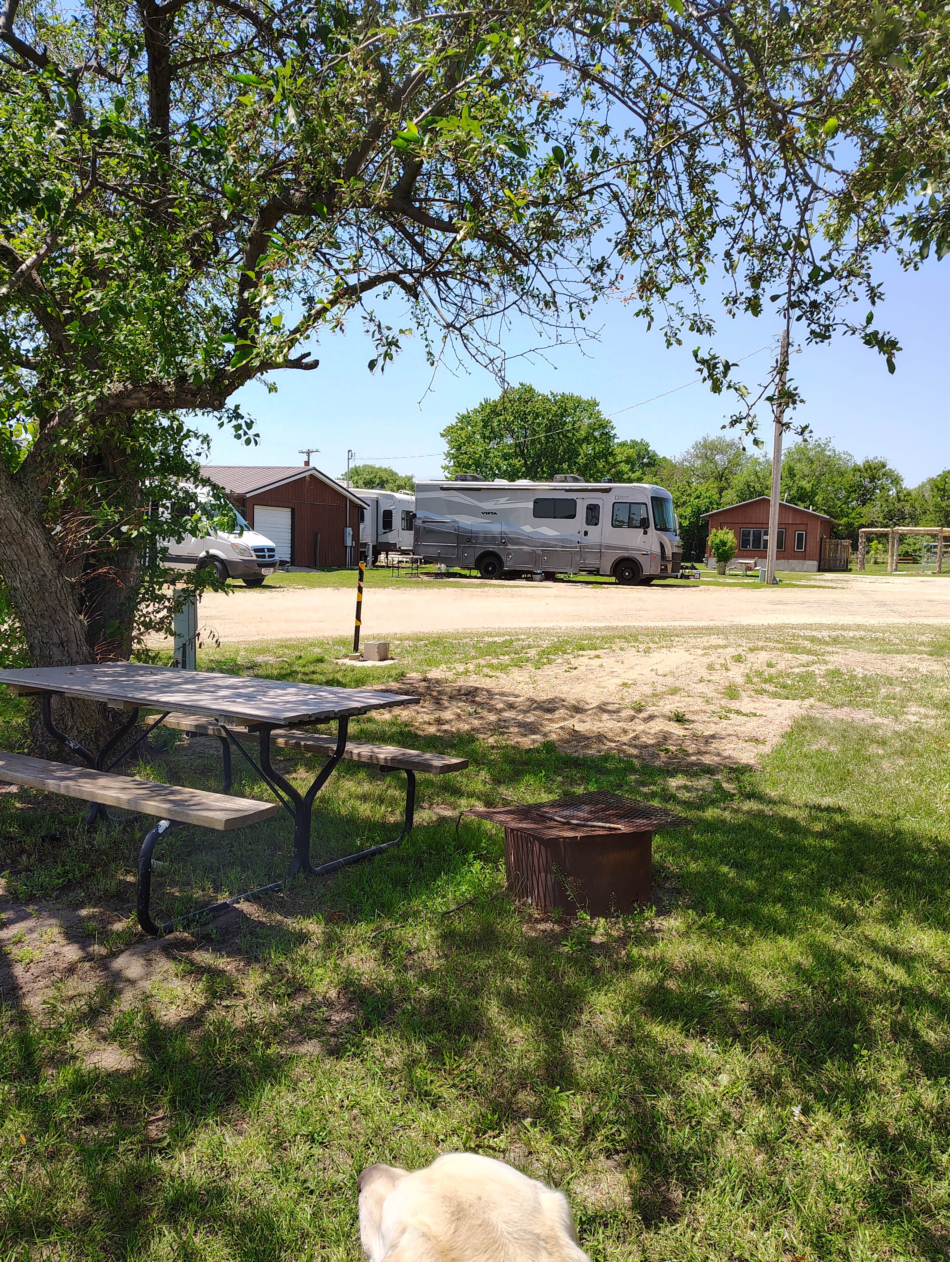 Camper-submitted photo at Oregon Trail RV Park (formerly The Wheel inn Rv Park) near Lake Andes, SD