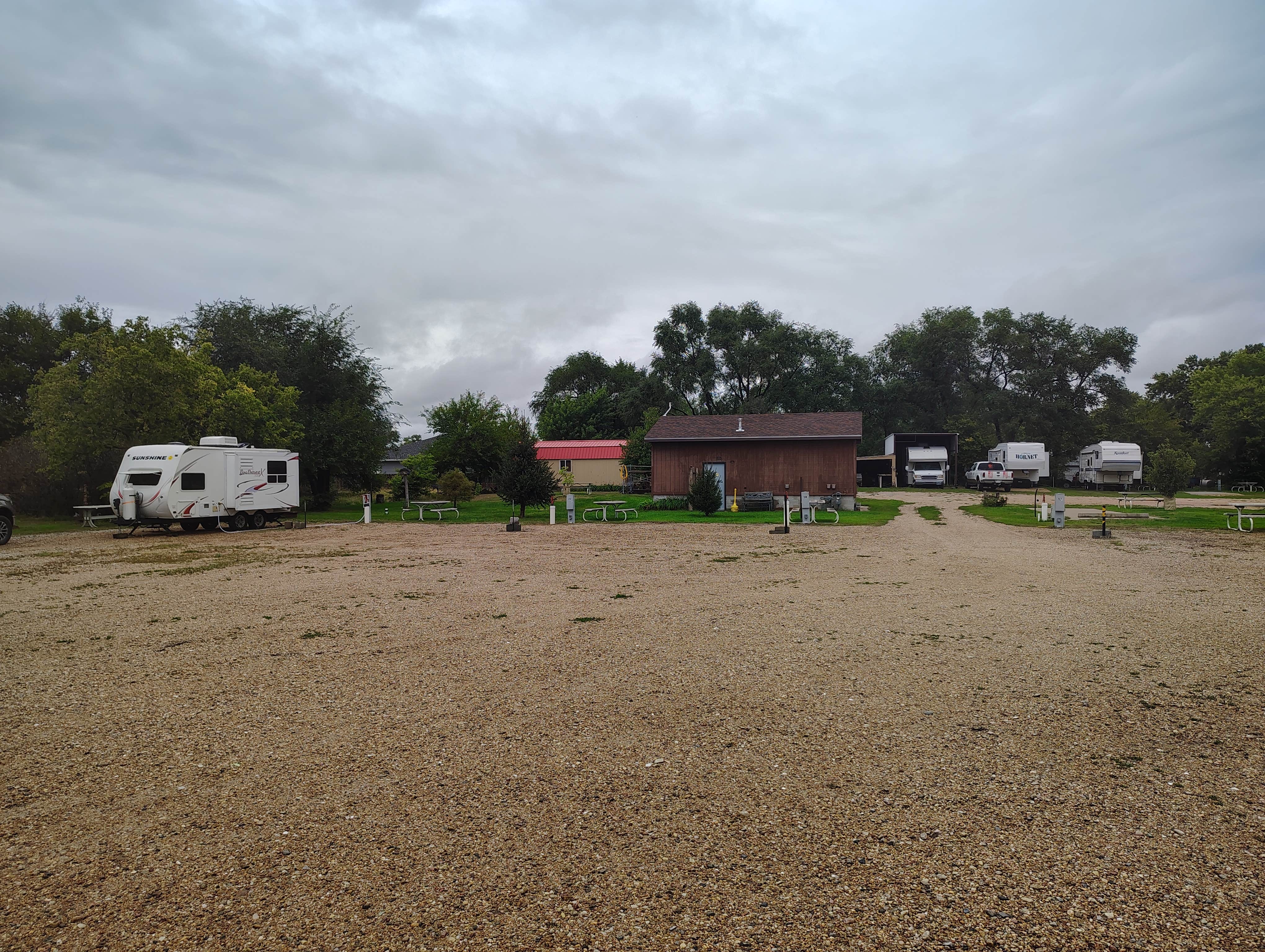 TAMMY B.'s photo of rv camping at Oregon Trail RV Park (formerly The Wheel inn Rv Park) near Lake Andes, SD