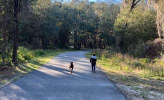 Kirsten W.'s photo of camping with pets at Whimcycle Trail Resort At Santos near National Forests in Florida