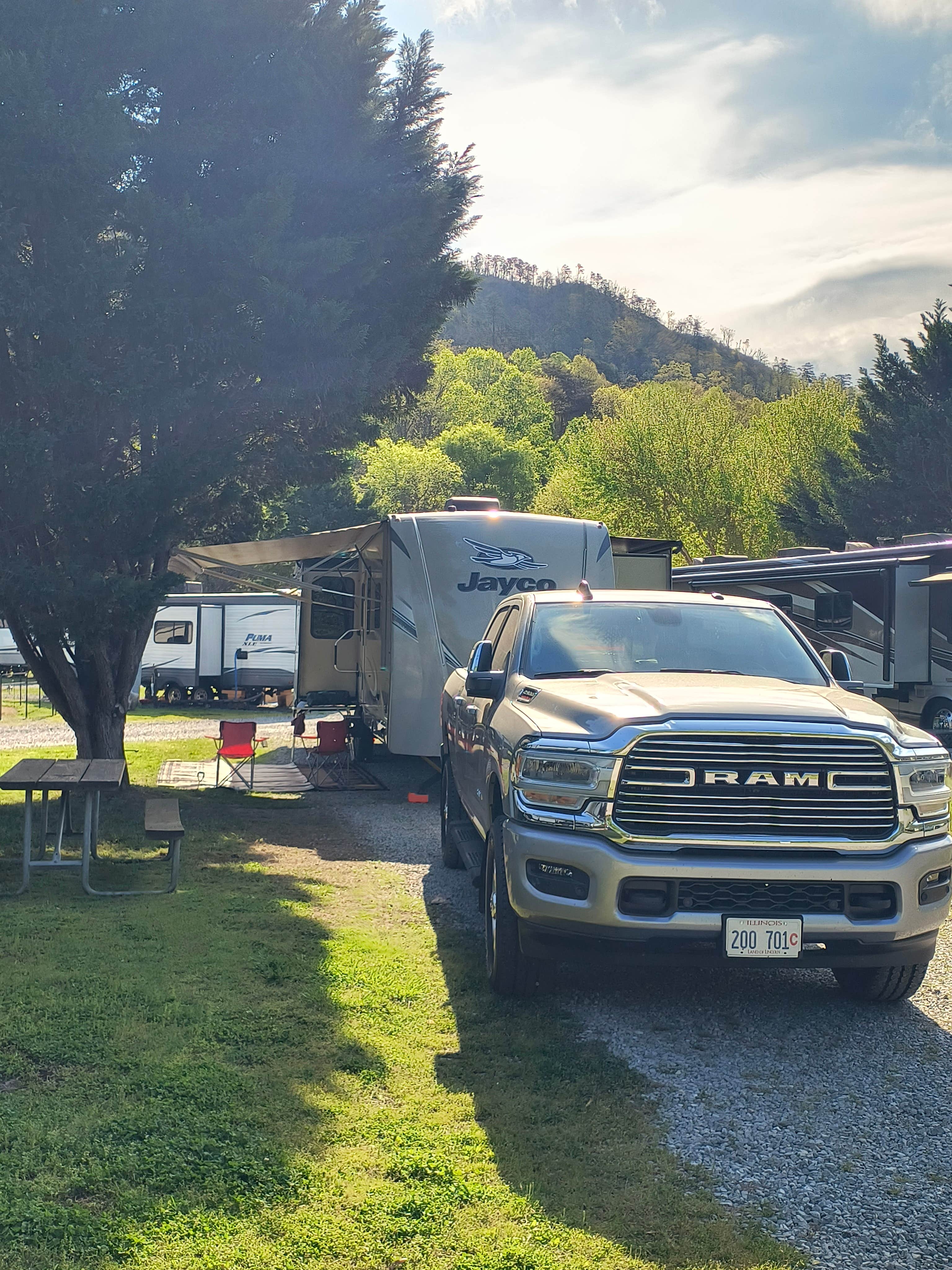 Gary F.'s photo of rv camping at Whispering River RV Resort near Rockford, TN