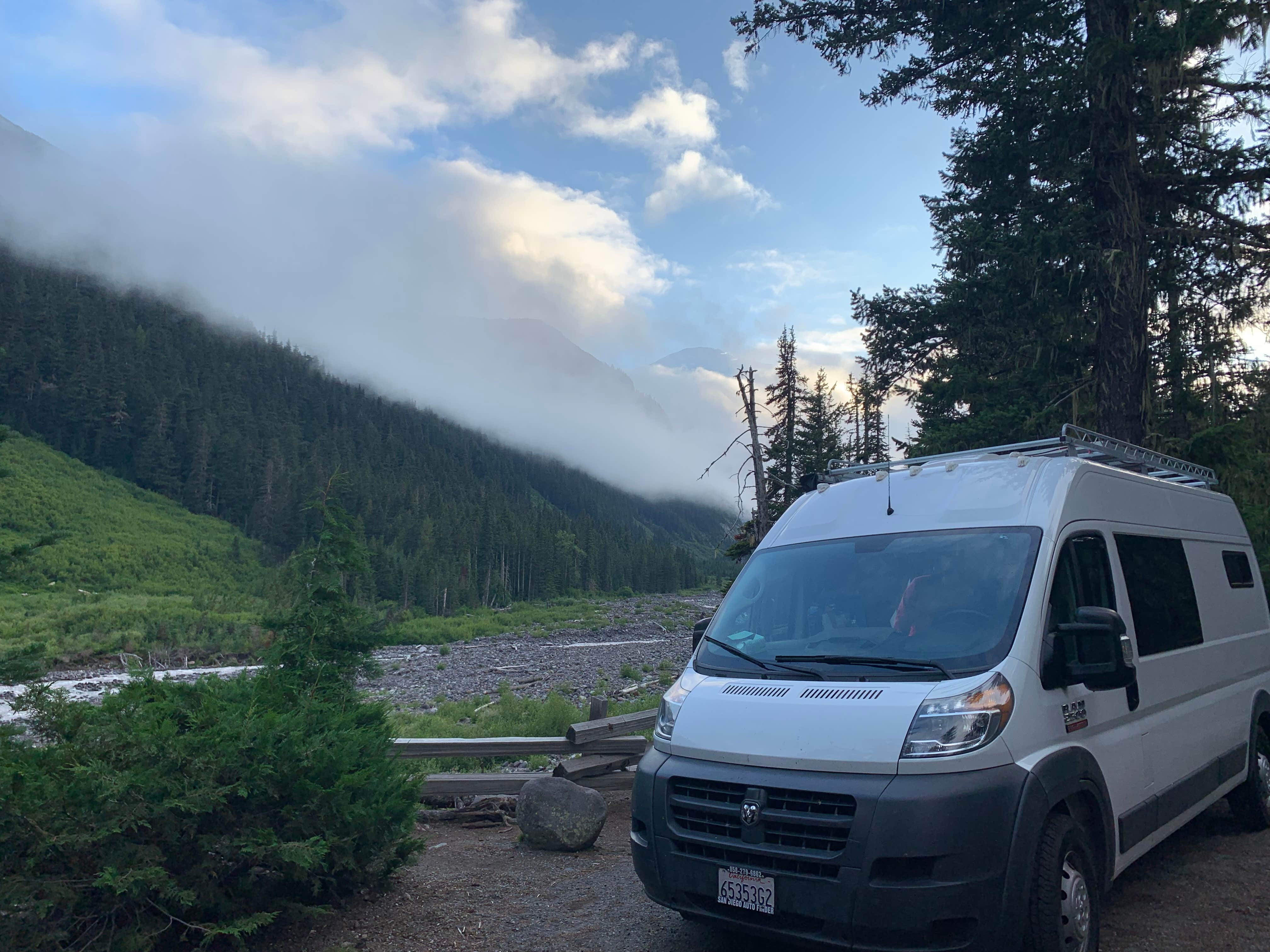 Mimi N.'s photo of rv camping at White River Campground — Mount Rainier National Park near Mount Rainier National Park