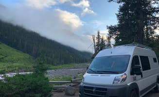 Mimi N.'s photo of rv camping at White River Campground — Mount Rainier National Park near Packwood, WA