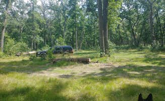 Kendra H.'s photo of camping with pets at White River Campsite #1 near White Cloud, MI