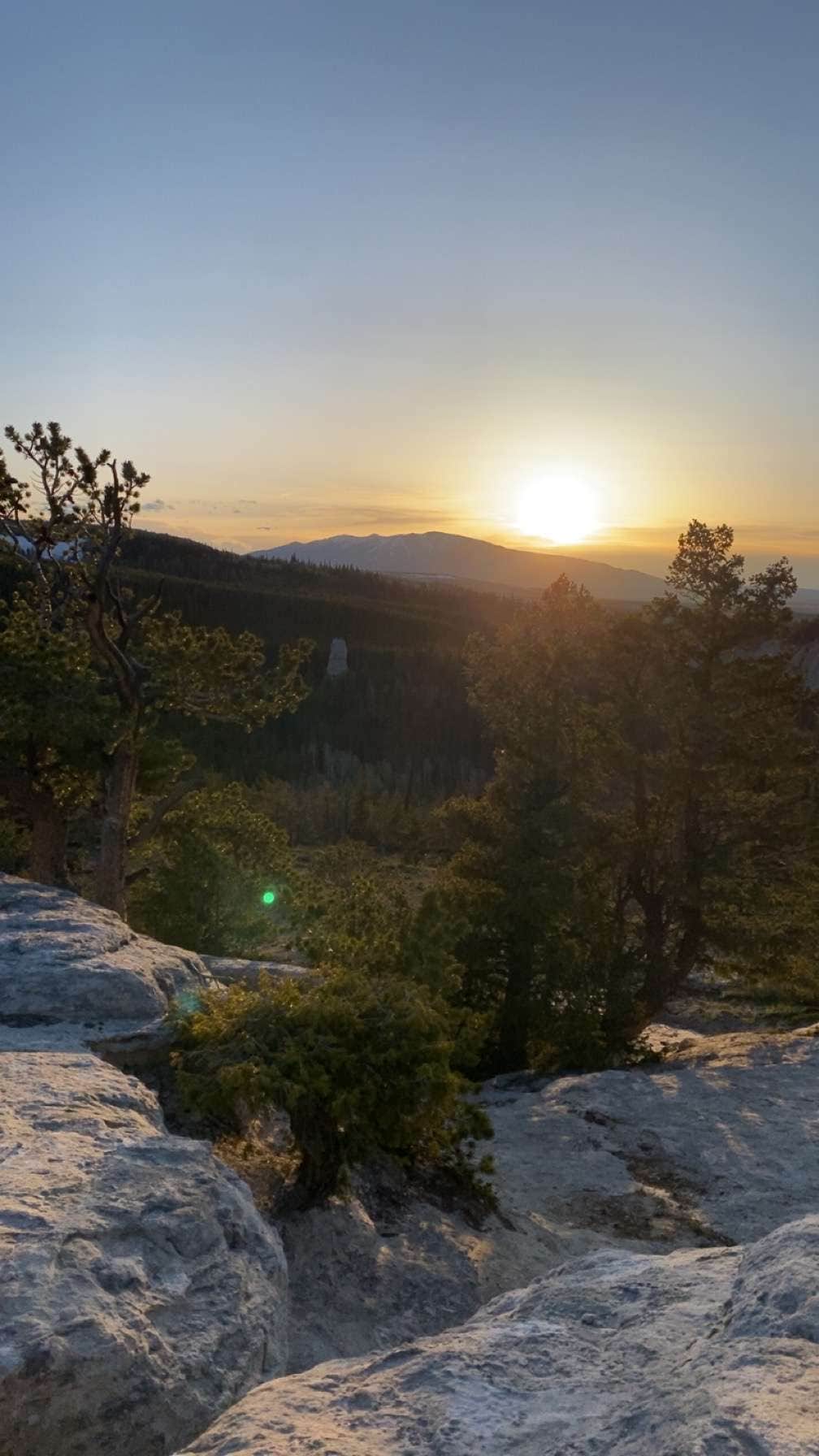 Makenzie S.'s photo of a dispersed camping area at White Rock Canyon  Dispersed Site near Elk Mountain, WY