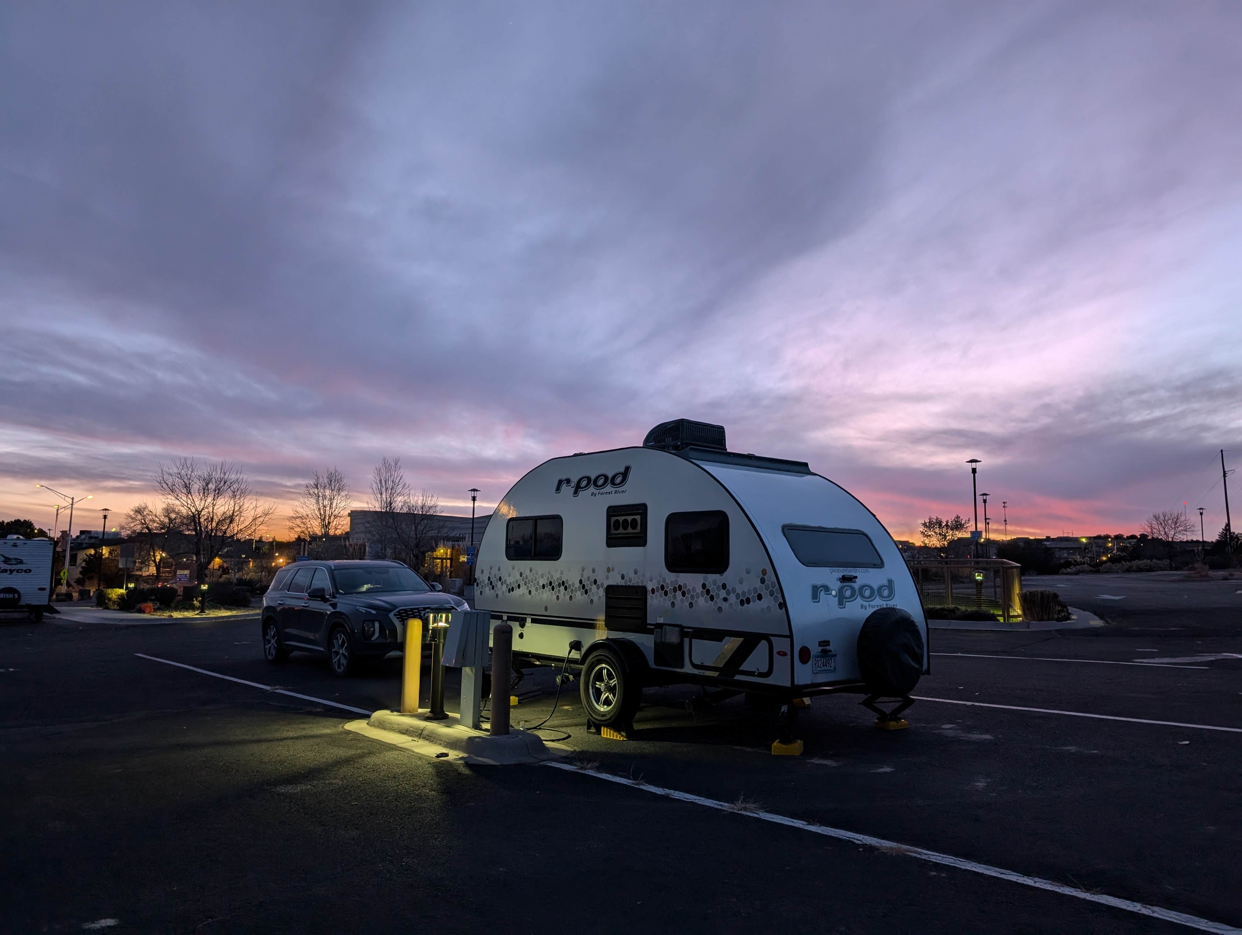 Aly J.'s photo of rv camping at White Rock Visitor Center RV Park near Canjilon, NM