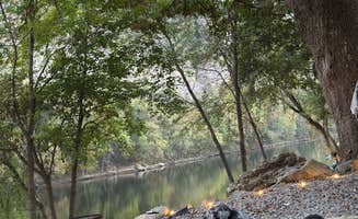 Jennifer O.'s photo of camping with pets at White Buffalo Resort near Calico Rock, AR