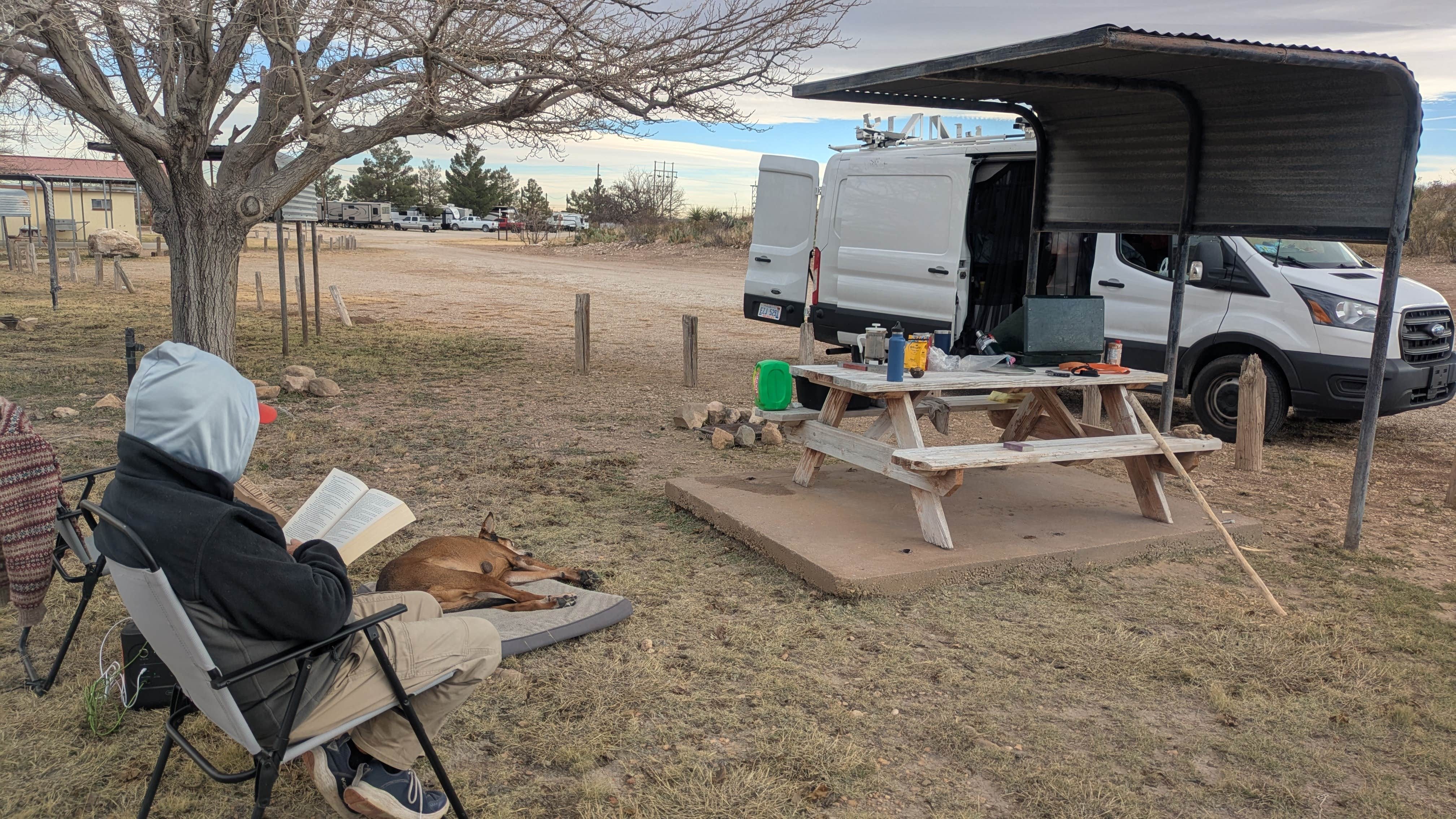 Vidalia S.'s photo of camping with pets at Whites City RV Park near Whites City, NM