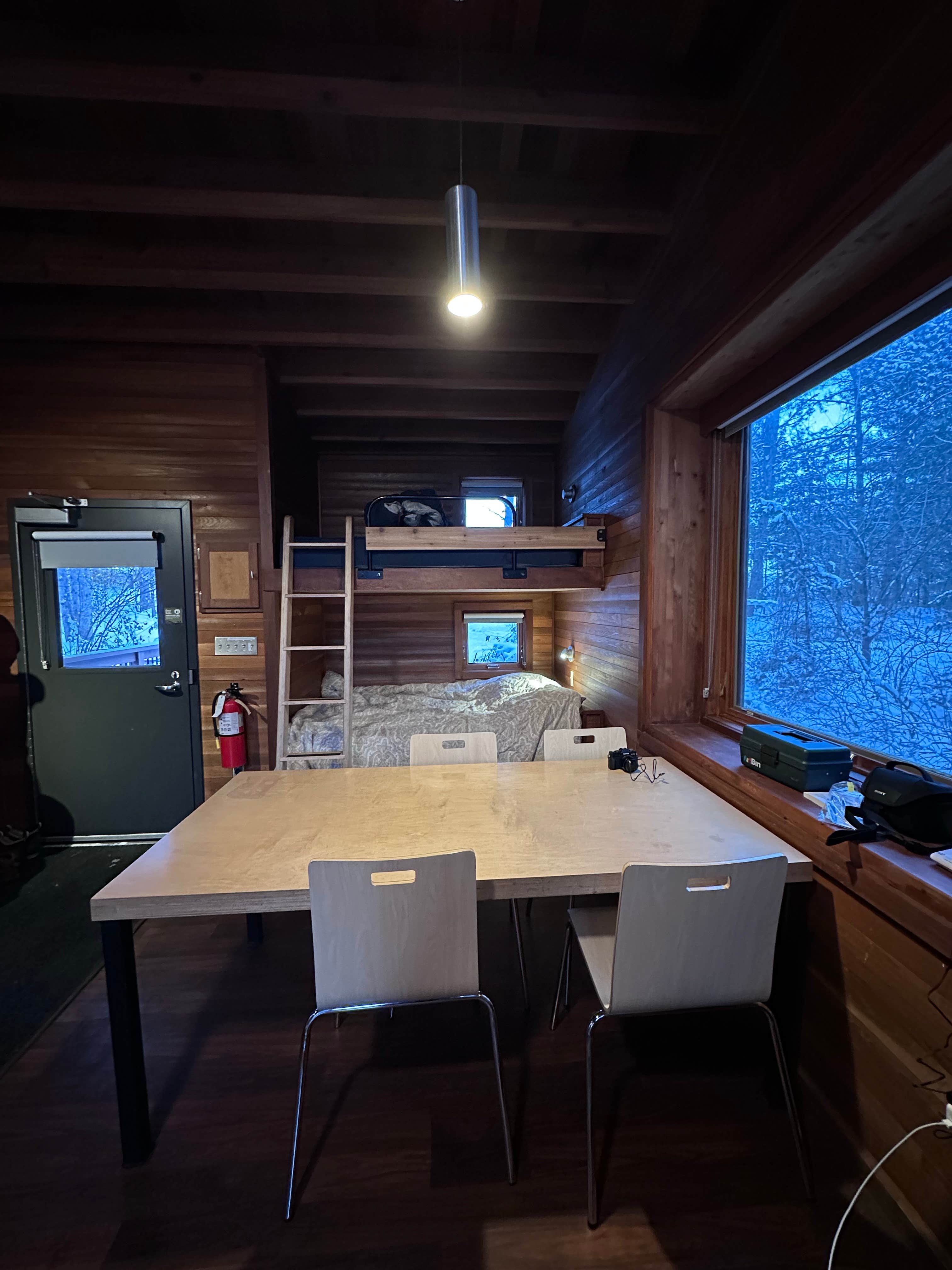 Krista T.'s photo of glamping accommodations at Whitetail Woods Camper Cabins near Lakeville, MN
