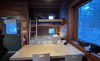 Krista T.'s photo of glamping accommodations at Whitetail Woods Camper Cabins near White Bear Lake, MN