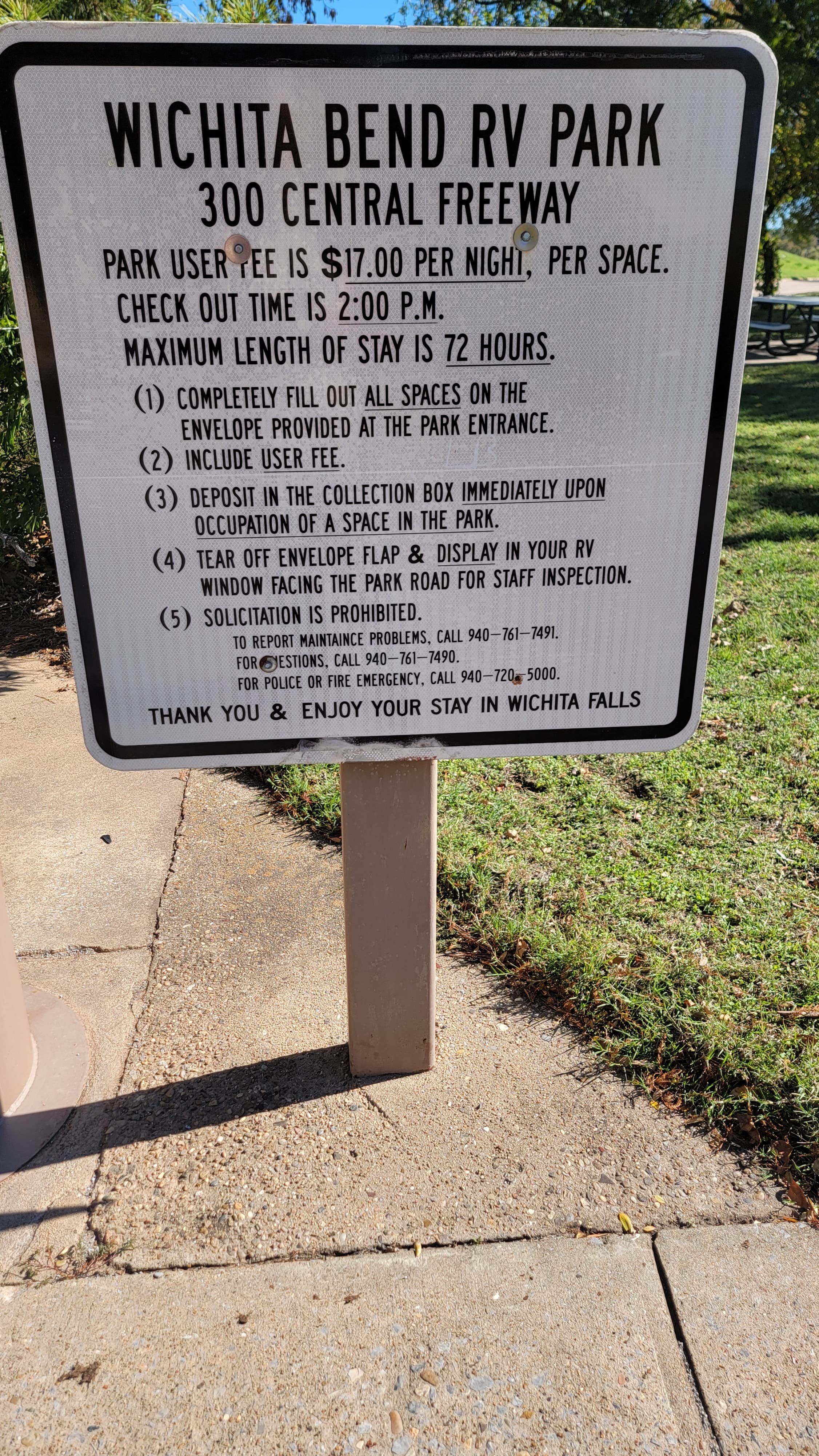 Camper-submitted photo at Wichita Bend RV Park near Burkburnett, TX