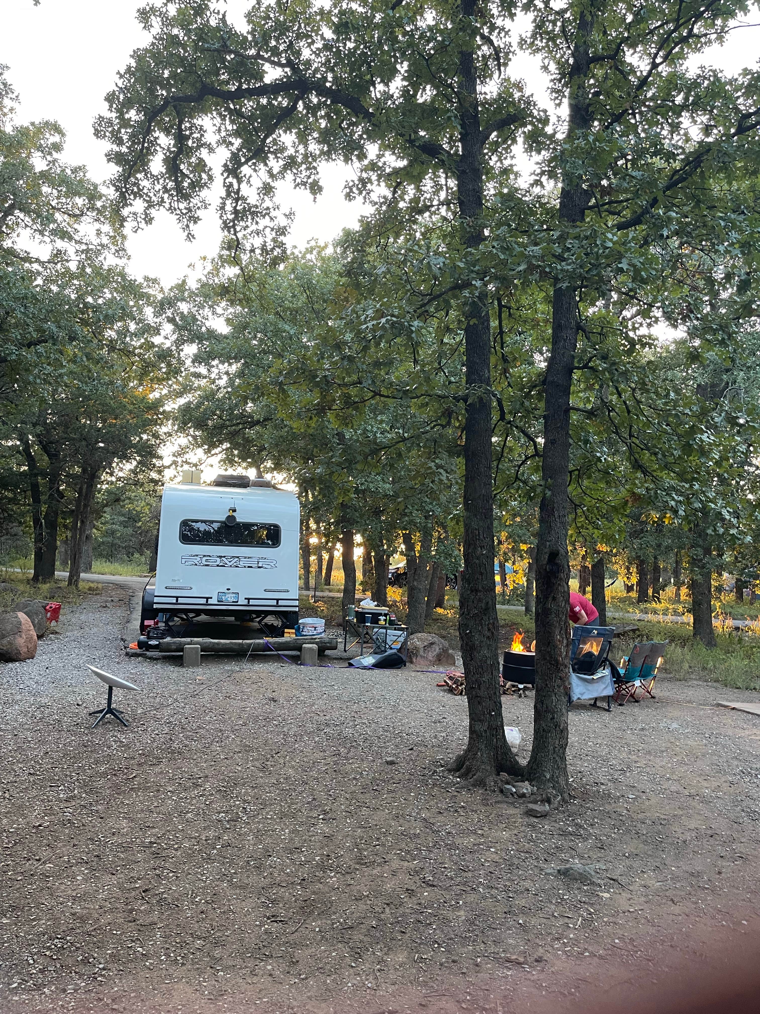 Jennifer O.'s photo of rv camping at Doris Campground near Medicine Park, OK