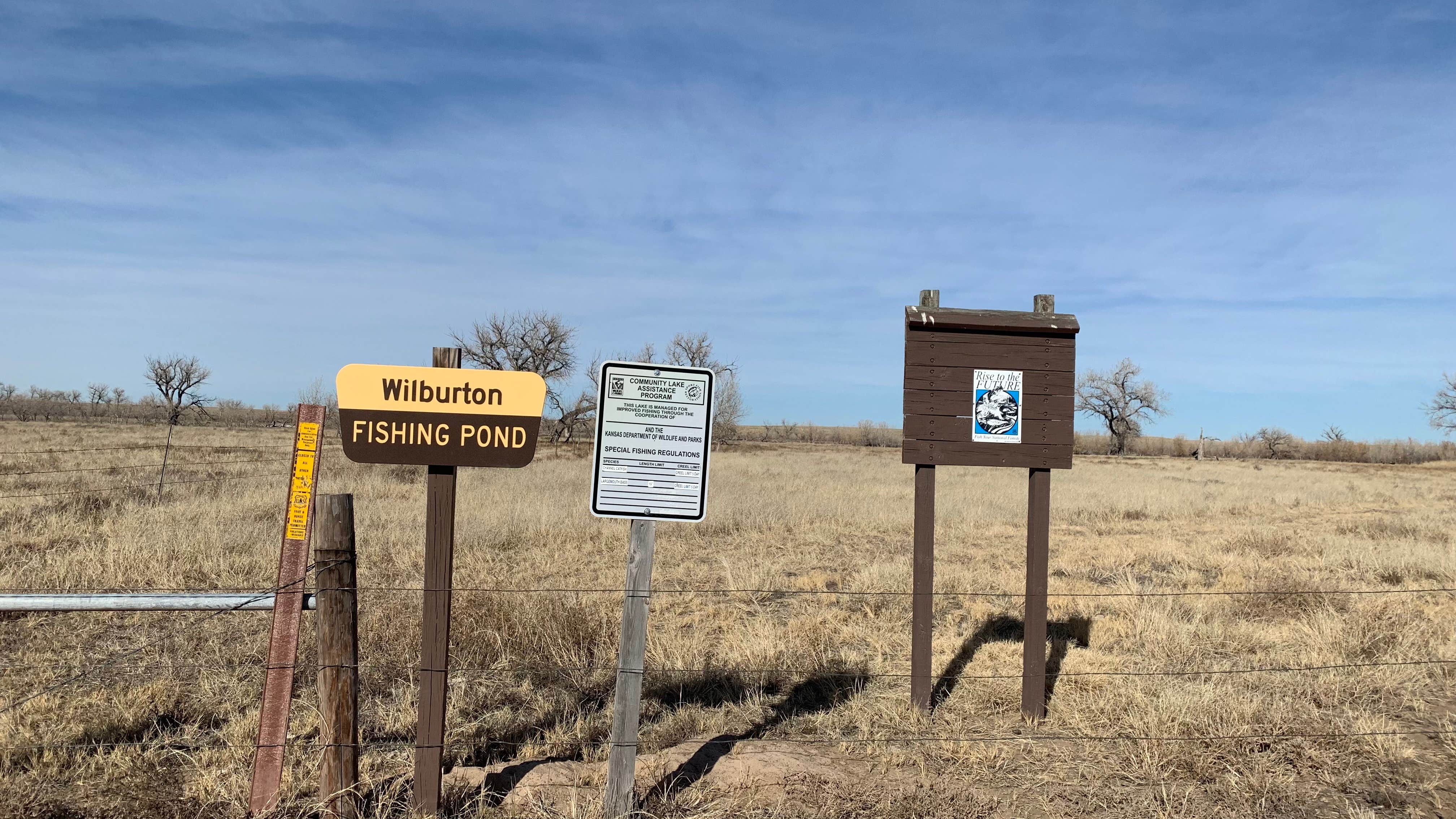 Camper-submitted photo at Wilburton Fishing Pond near Richfield, KS