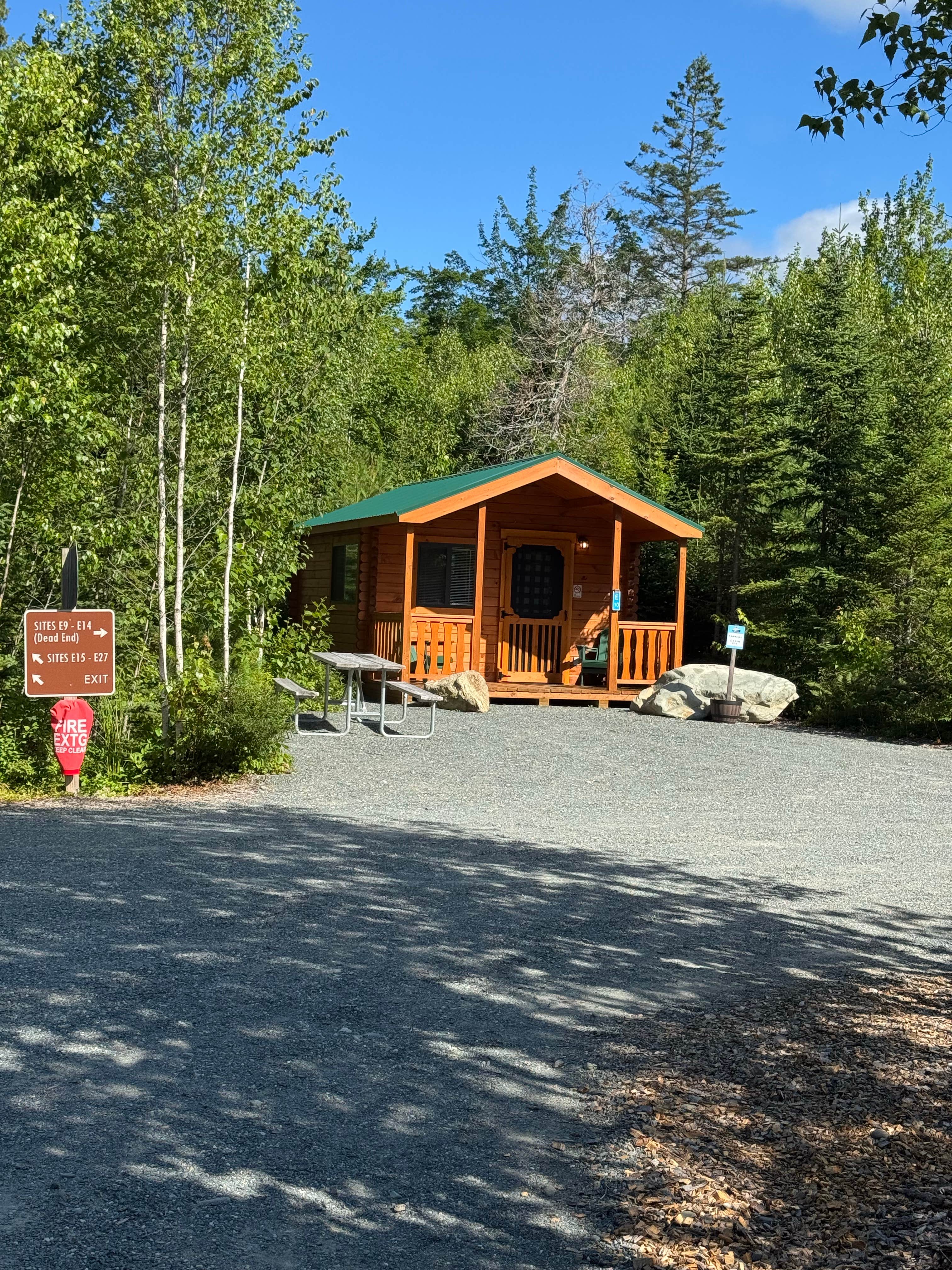 Iris A.'s photo of a cabin at Wild Acadia Camping Resort near Seal Harbor, ME