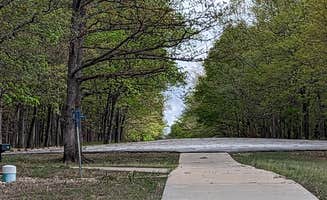 Leni K.'s photo of camping with pets at Wild Turkey Ridge — Harry S Truman State Park near Stockton, MO