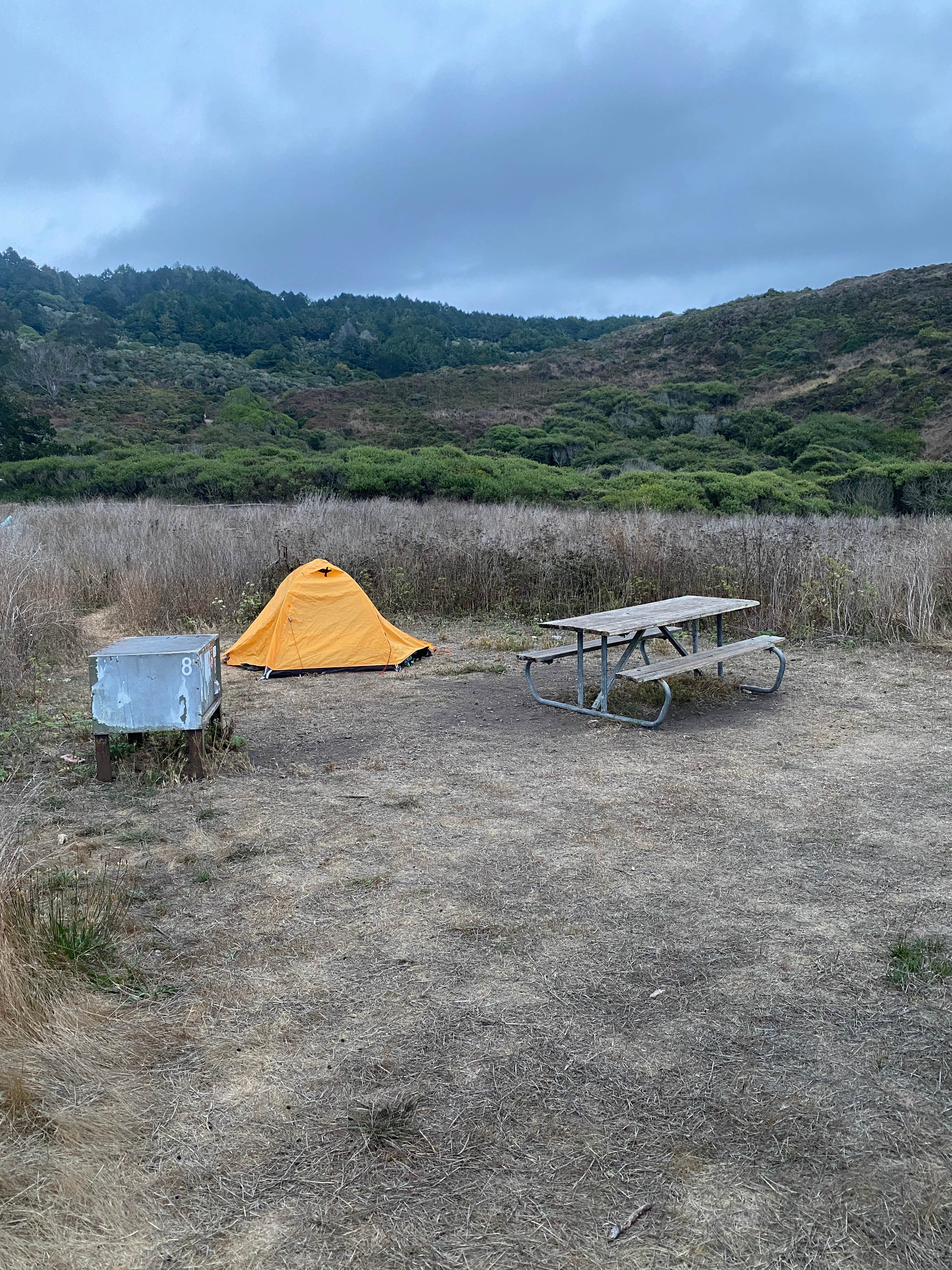 Taylor A.'s photo of tent camping at Wildcat Campground — Point Reyes National Seashore near Dillon Beach, CA